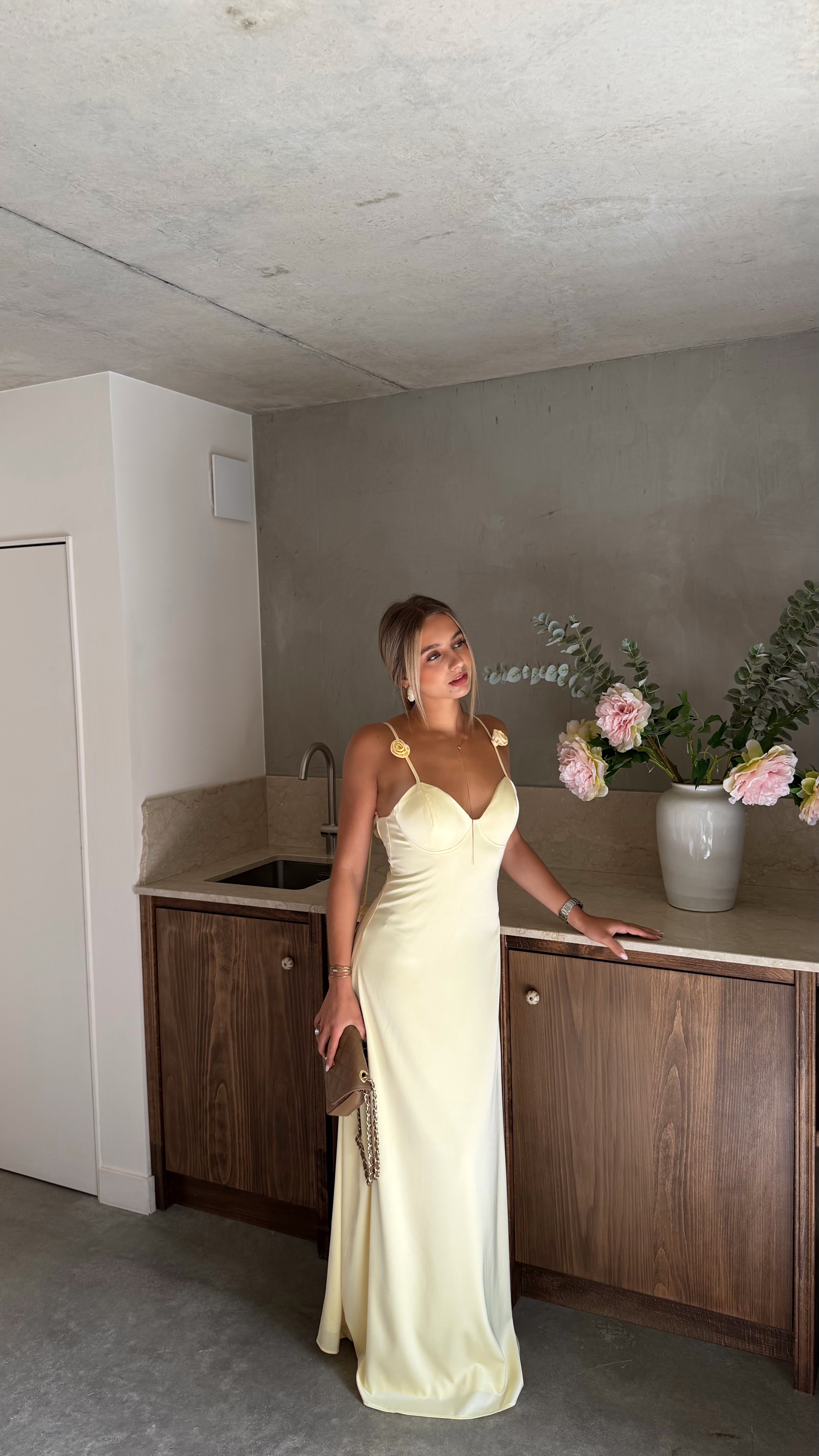 VESTIDO VALENTINA - AMARILLO