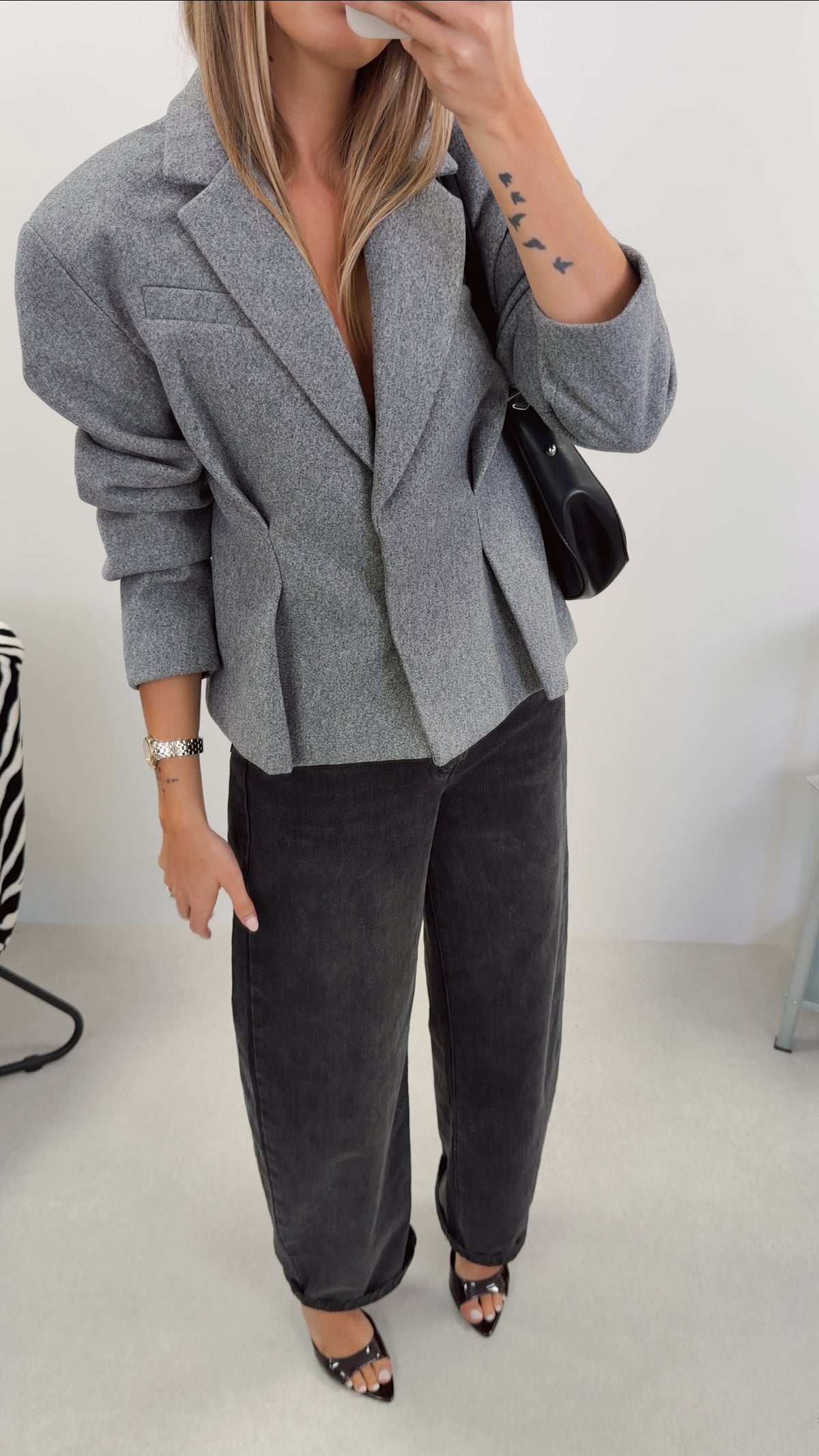 VESTE ELISE - GRIS