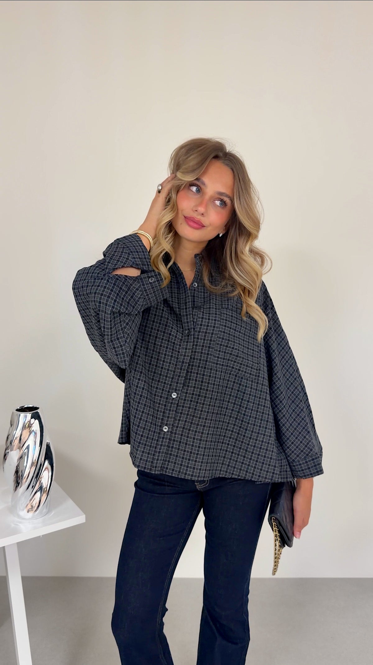 CHEMISE MANON - BLEU