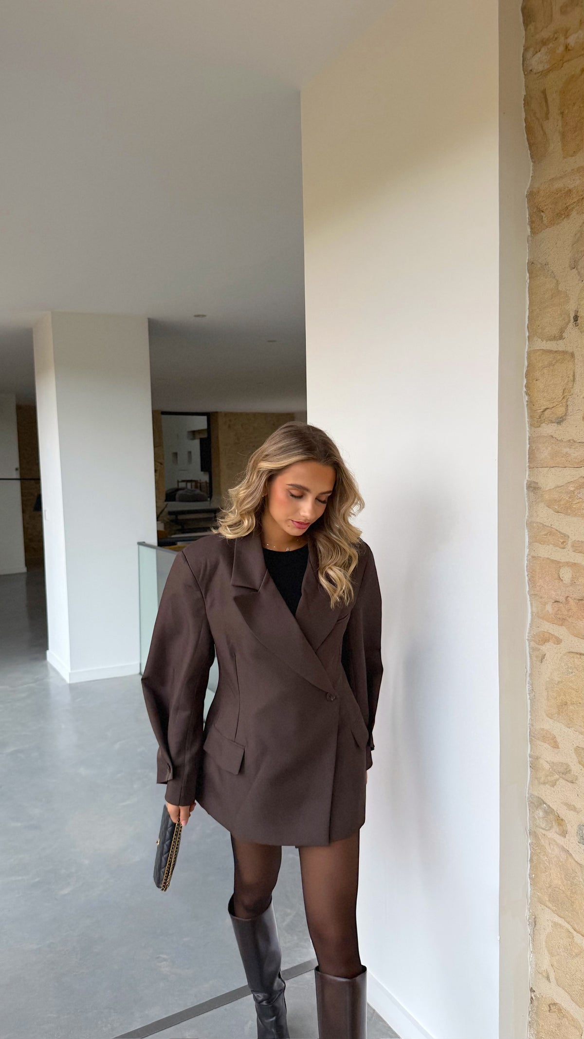SUZY BLAZER - CHOCO