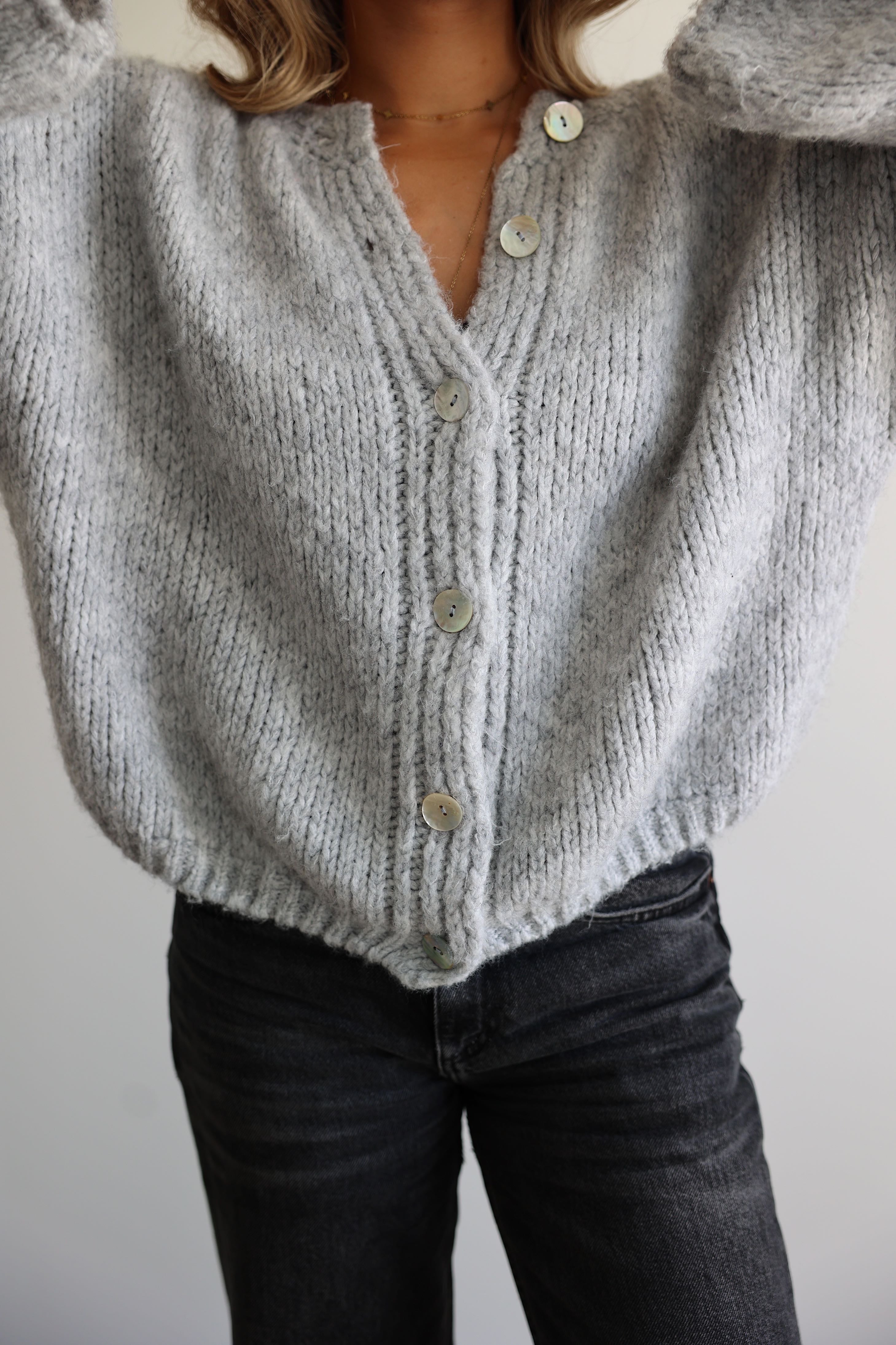 LARA CARDIGAN - GREY