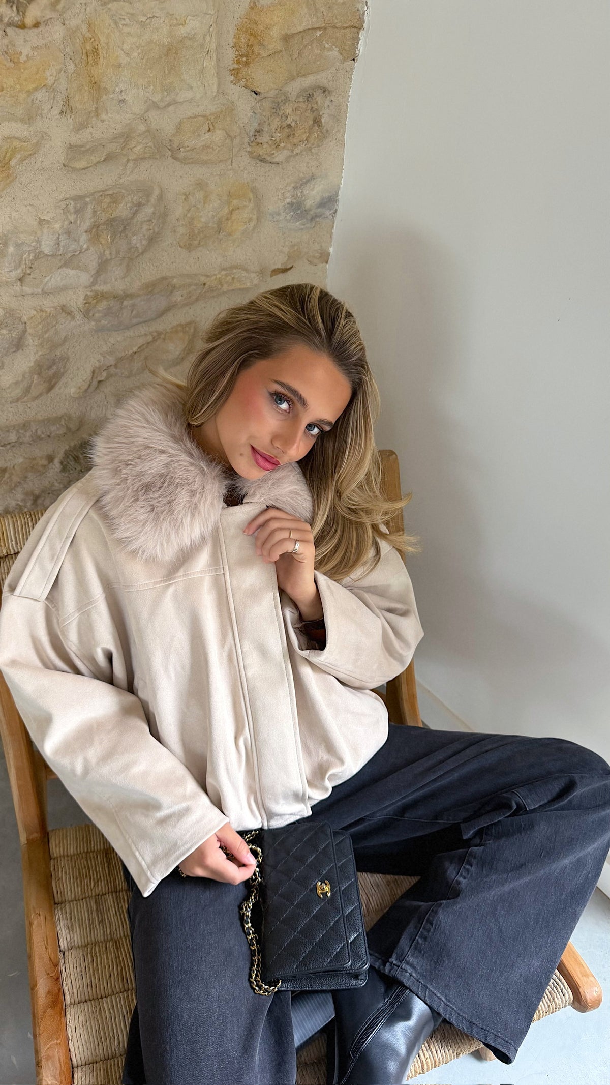 VESTE SOLYNE - BEIGE