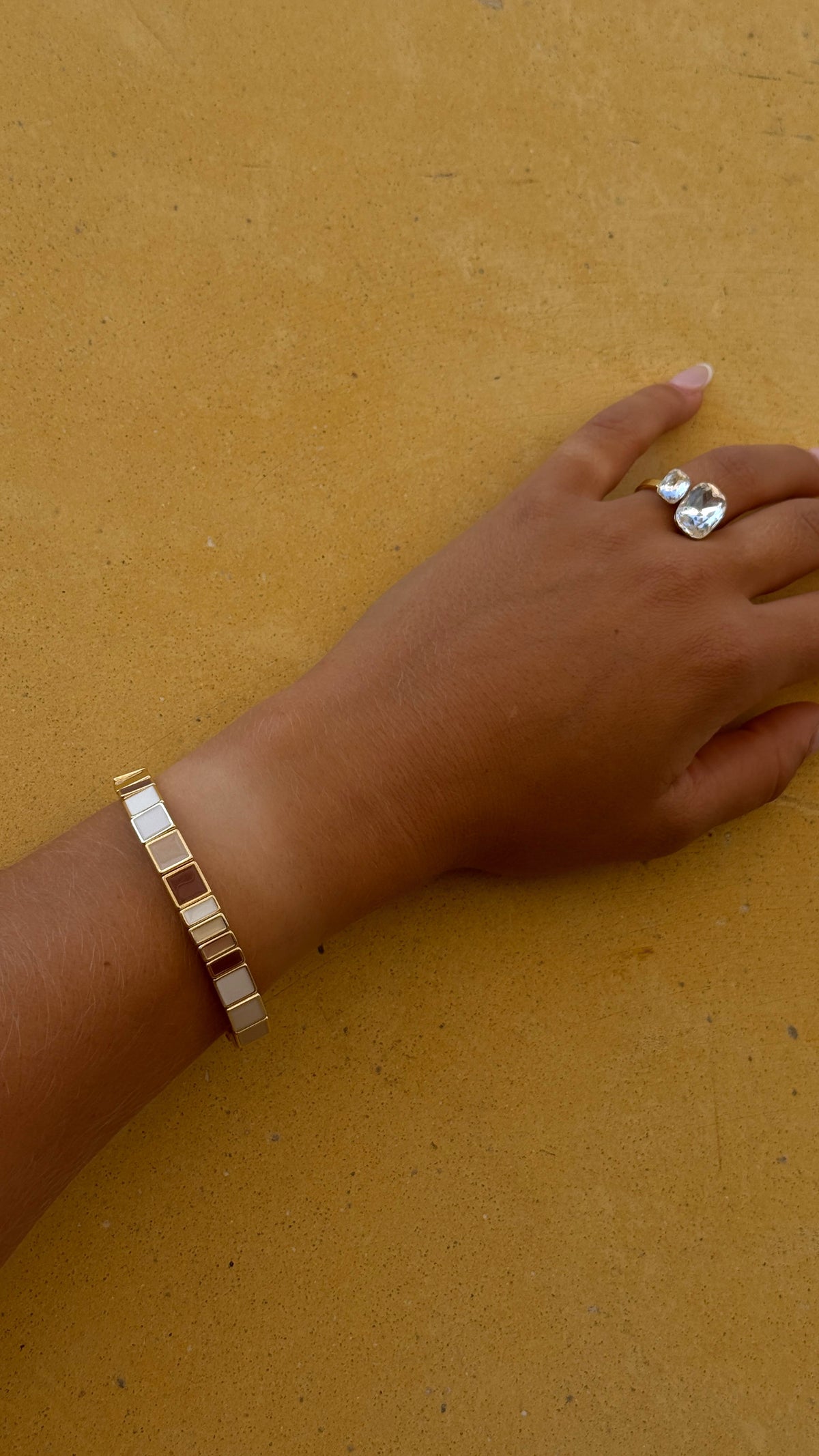 BRACELET MOSAÏQUE - TAUPE