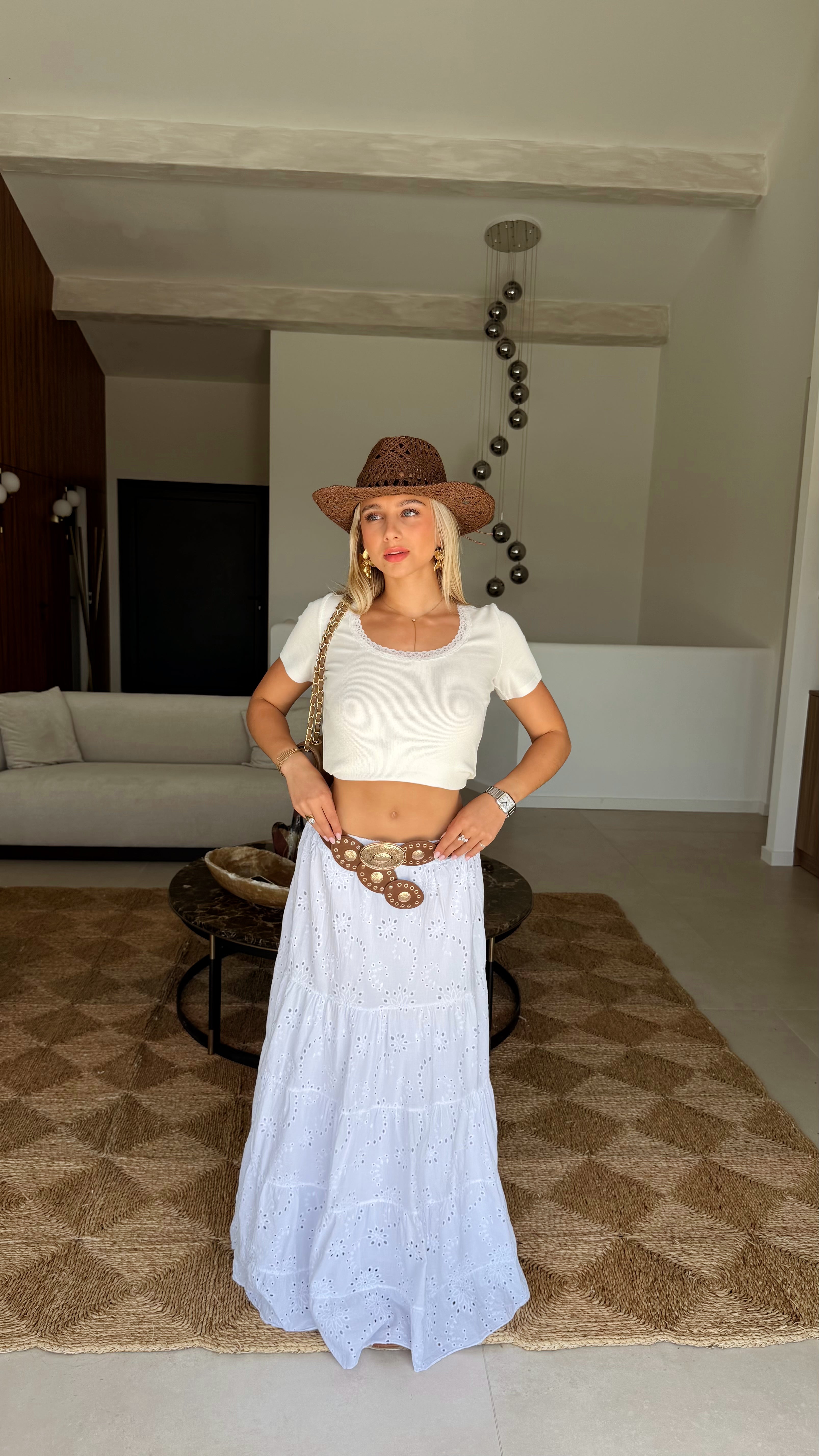 FALDA ELISA - BLANCO