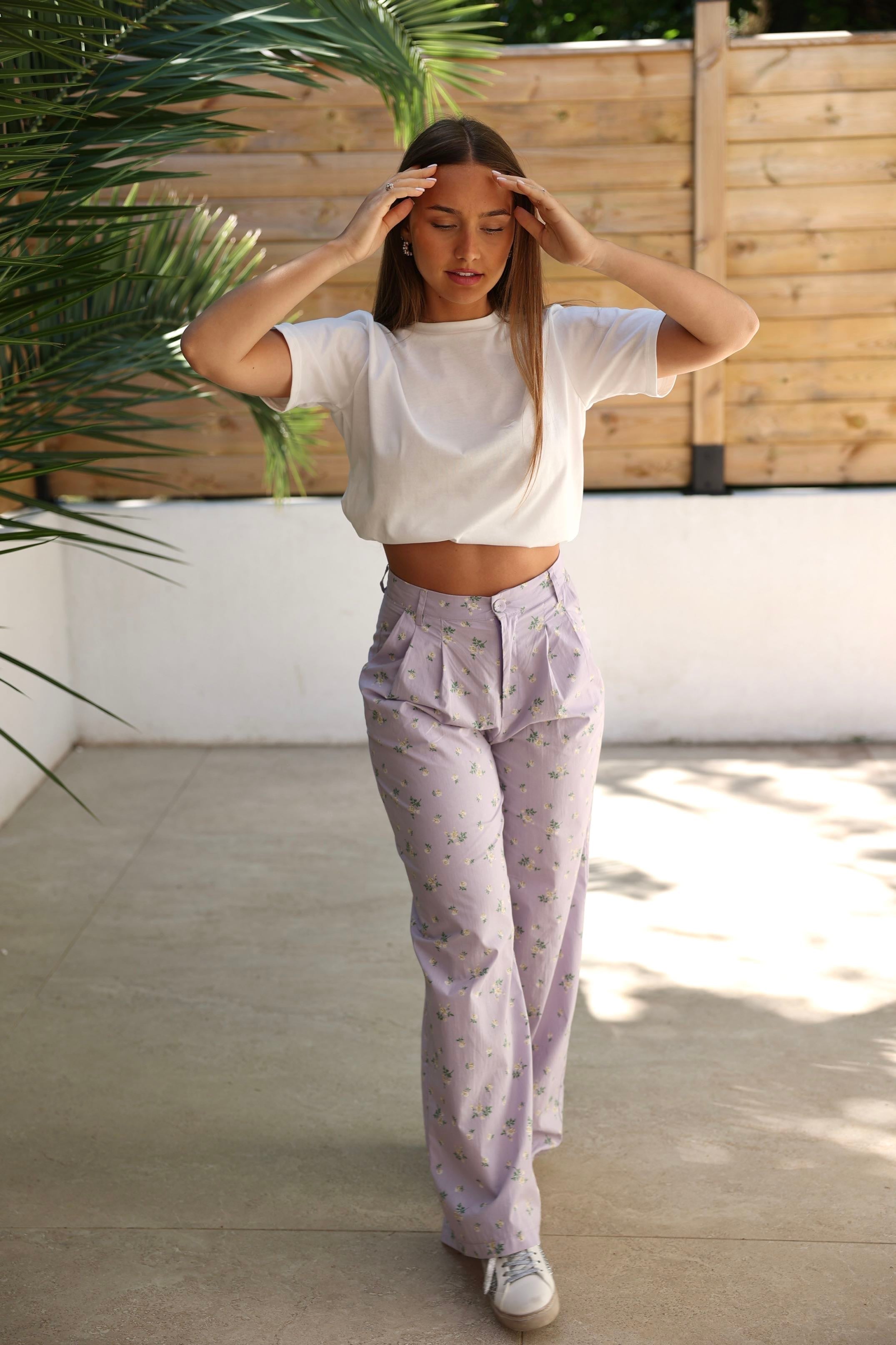 PANTALON GABIN - LILAS