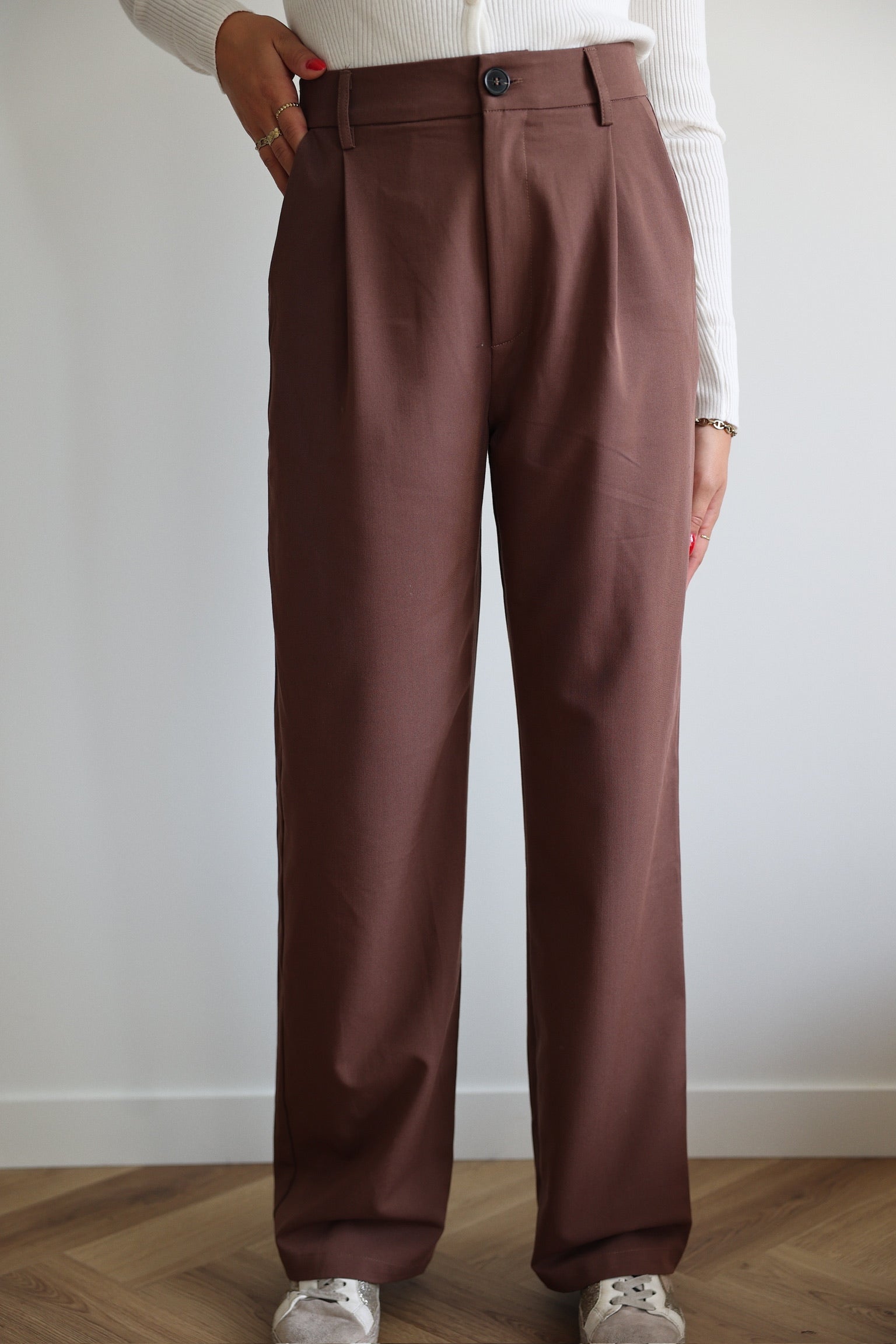 NONA PANTS - CHOCO