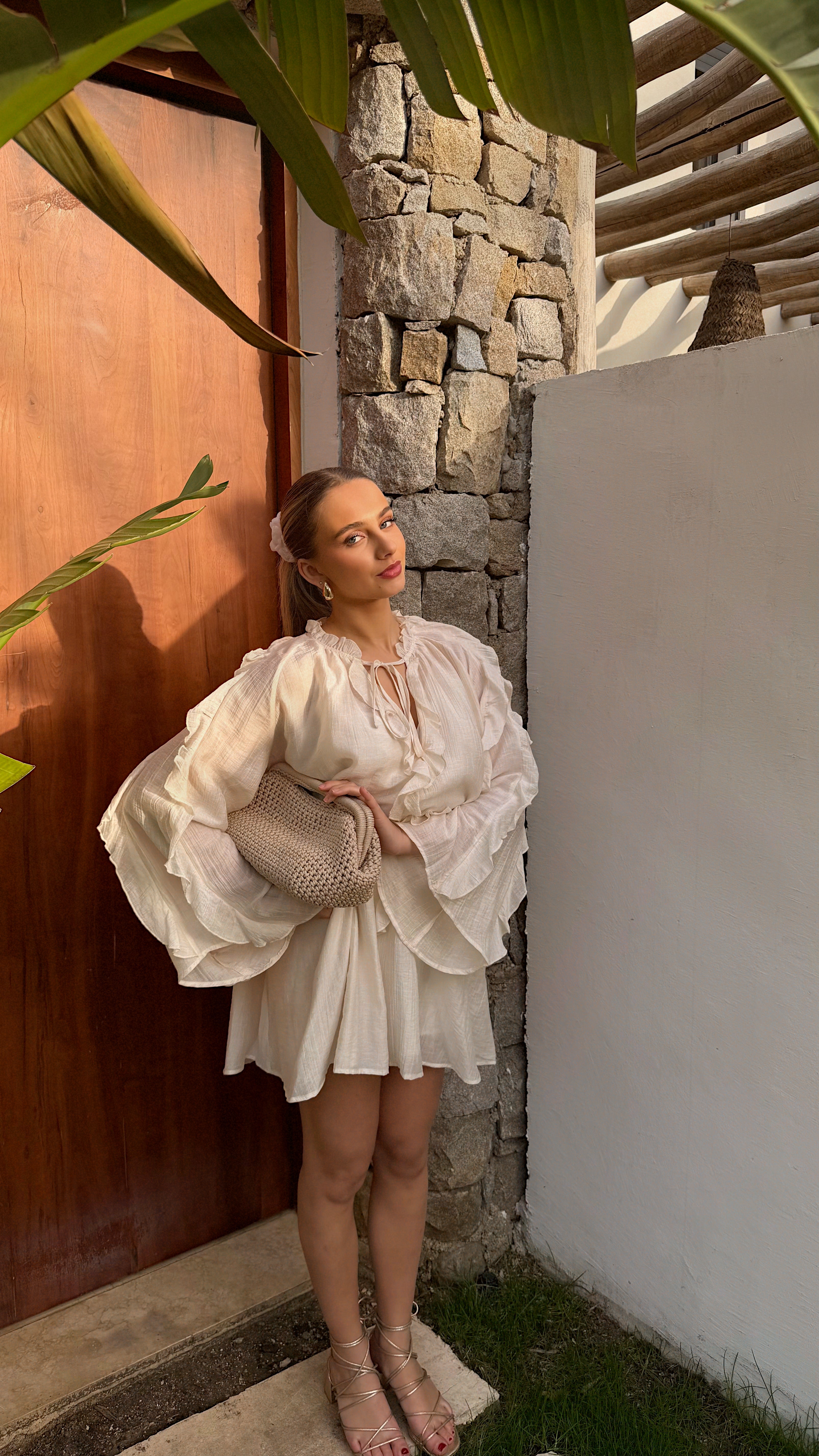 ROBE CAROLINE - ECRU