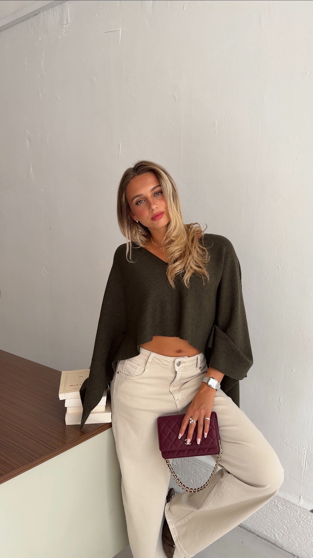 PULL AURORE - KAKI