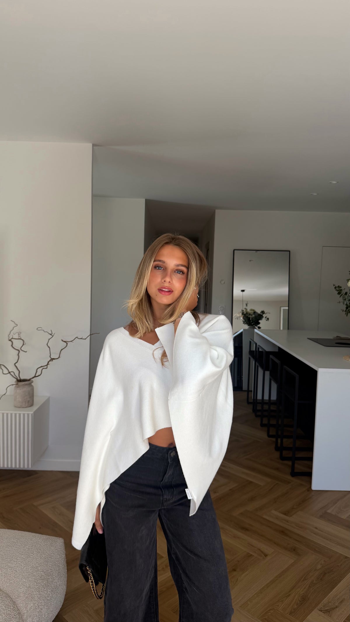 PULL AURORE - BLANC