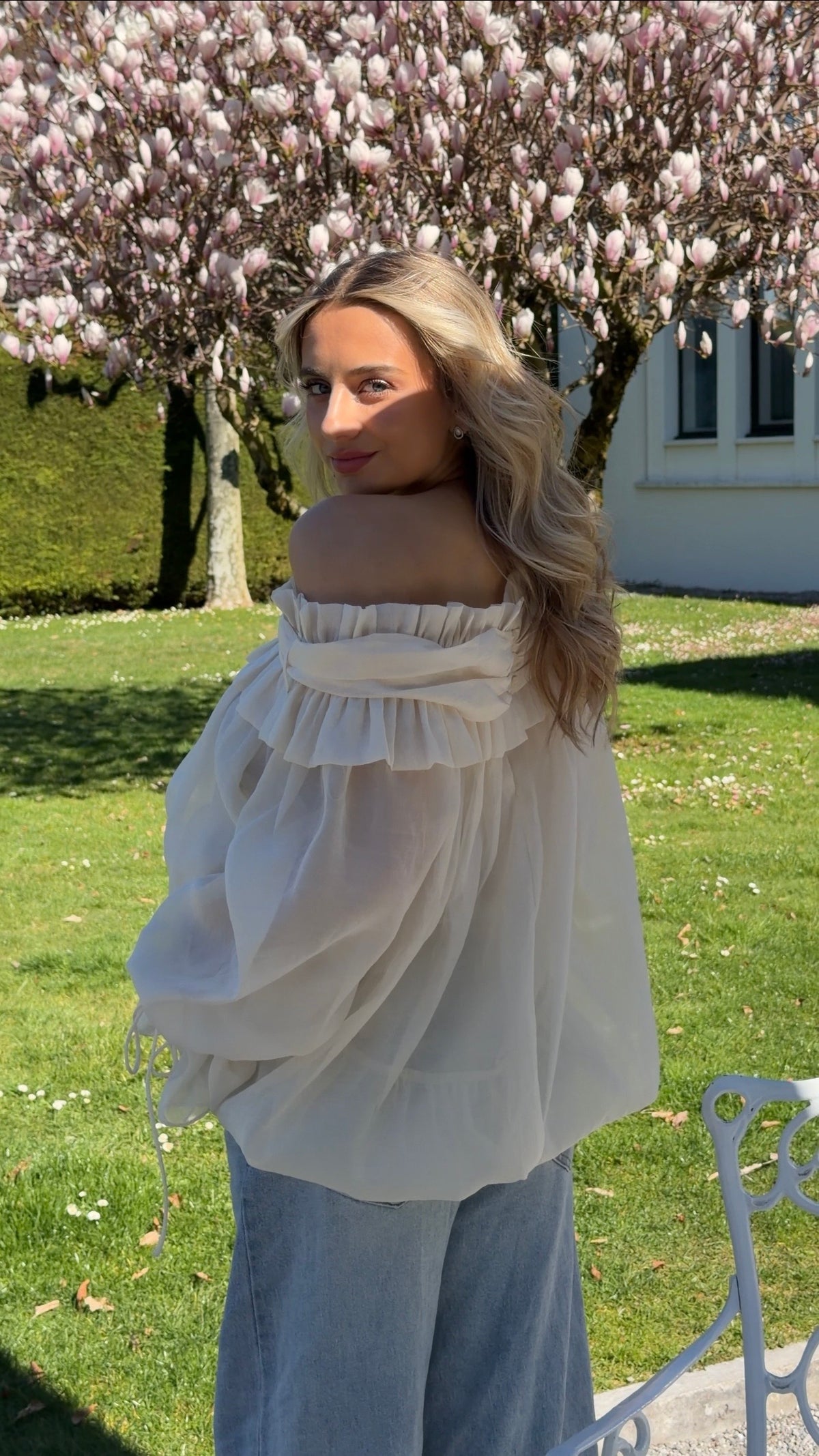 BRIGITTE BLOUSE - ECRU