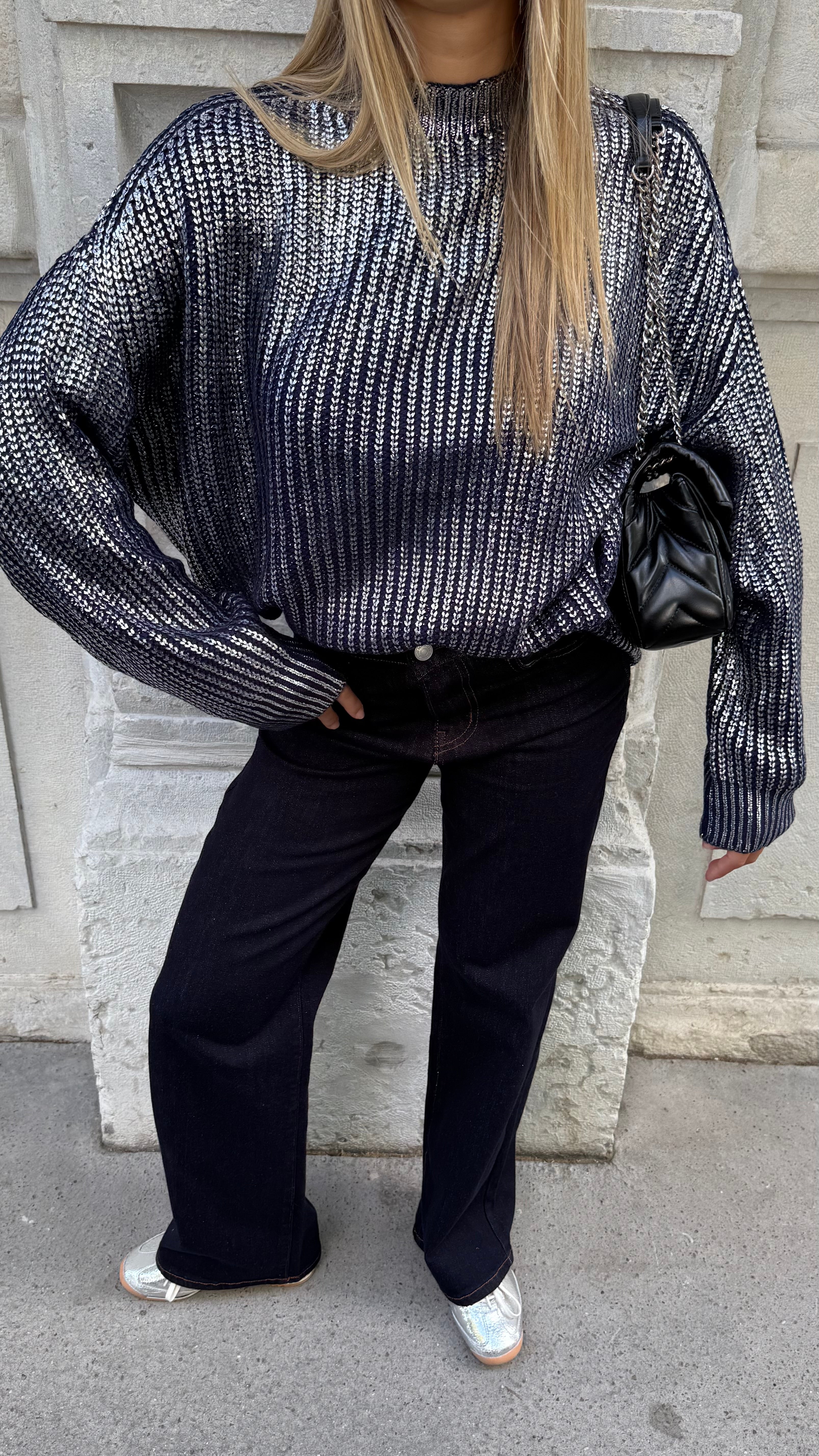 SUÉTER ELEA - AZUL MARINO