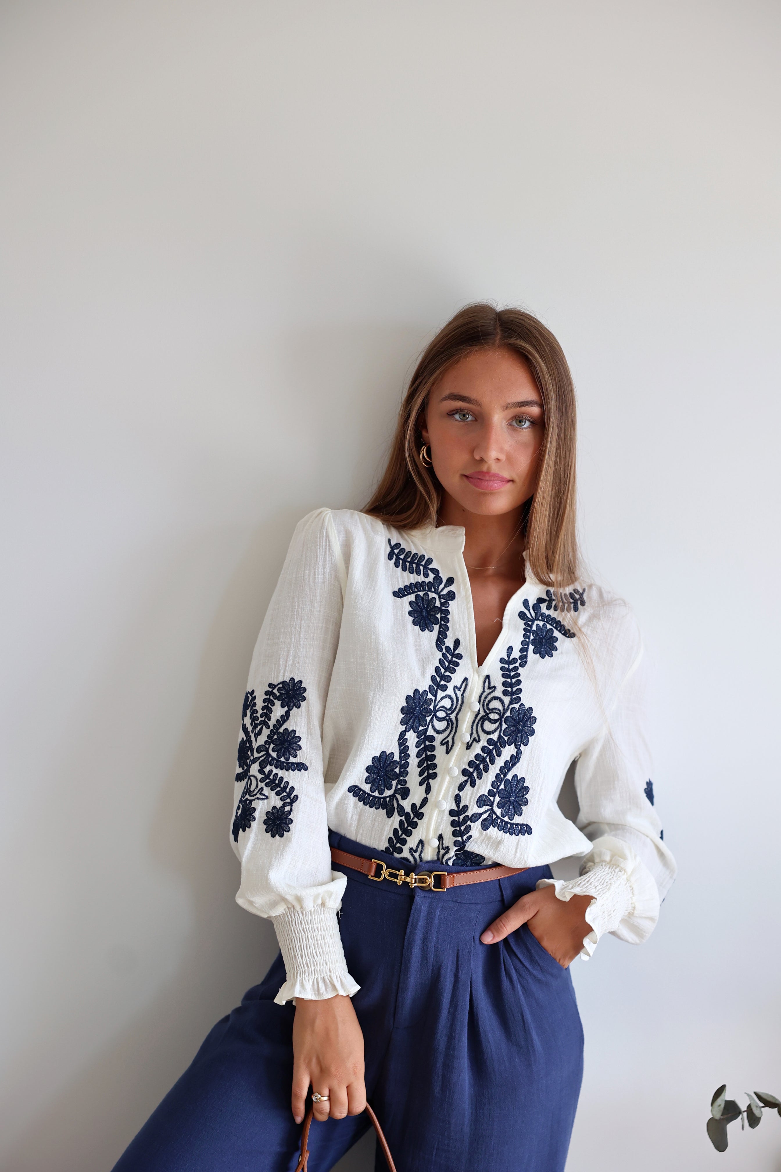 BLOUSE SUZANNA - ÉCRUE