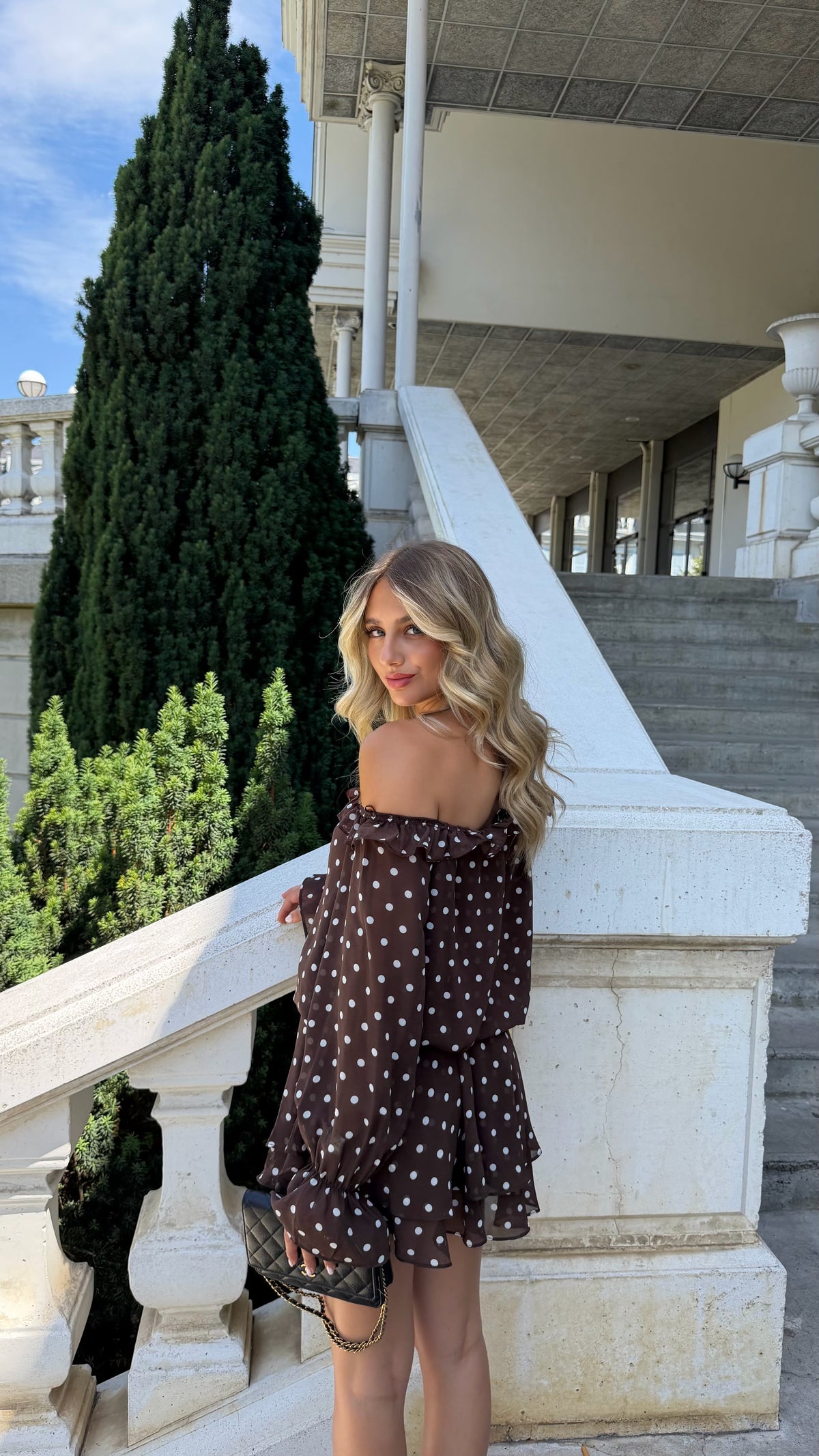 INES PLAYSUIT - CHOCO DOT