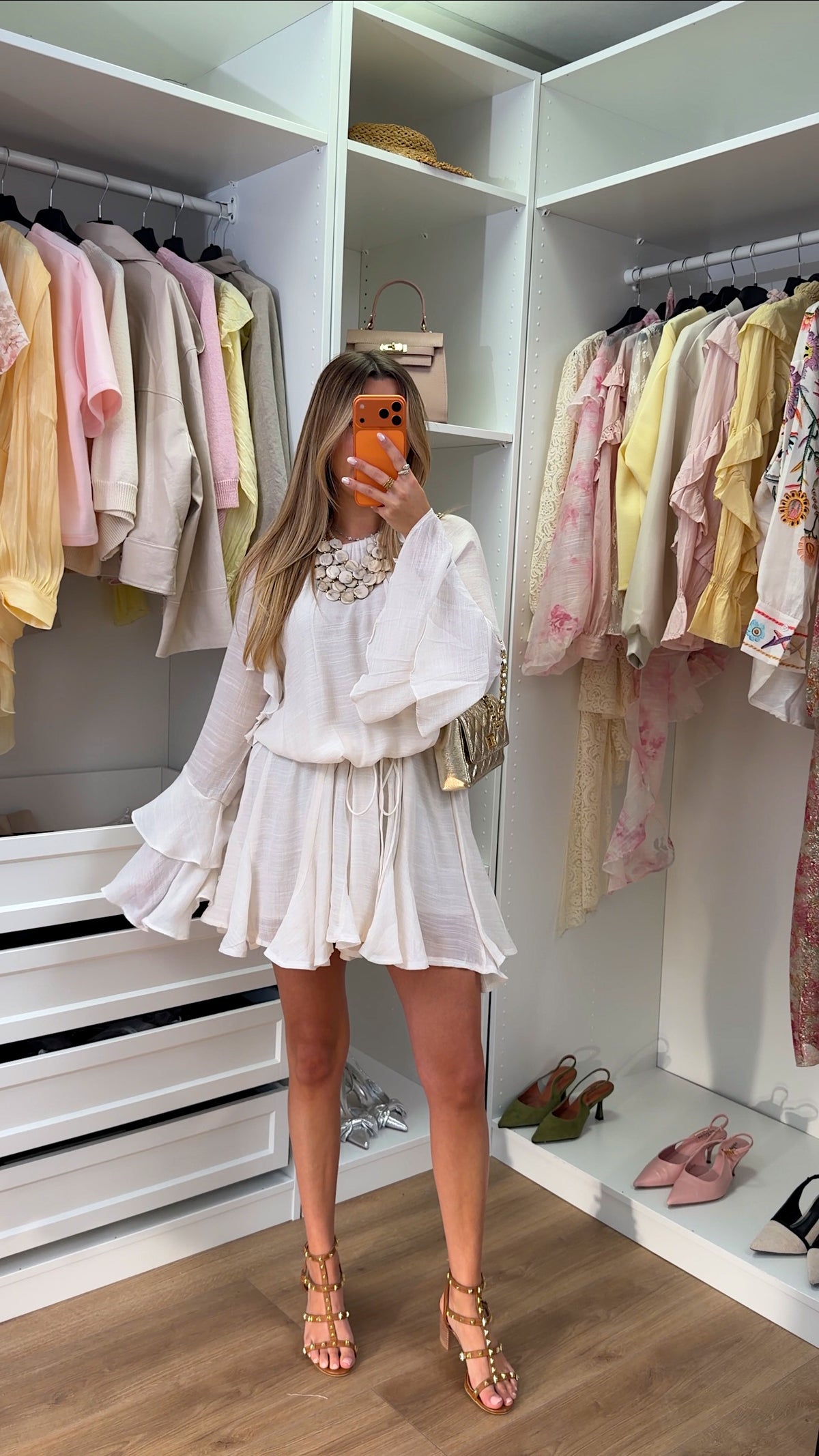 DOLORES DRESS - ECRU
