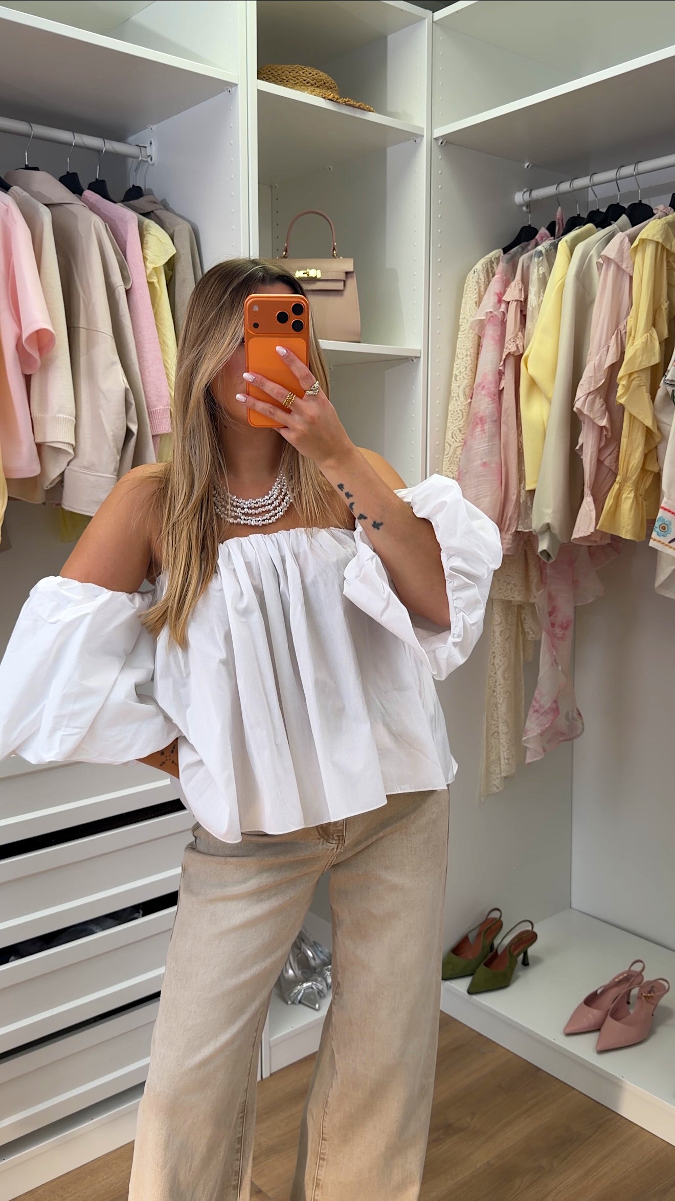 DOMI BLOUSE - WHITE