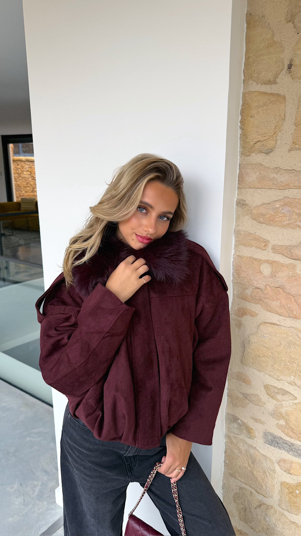 VESTE SOLYNE - BORDEAUX