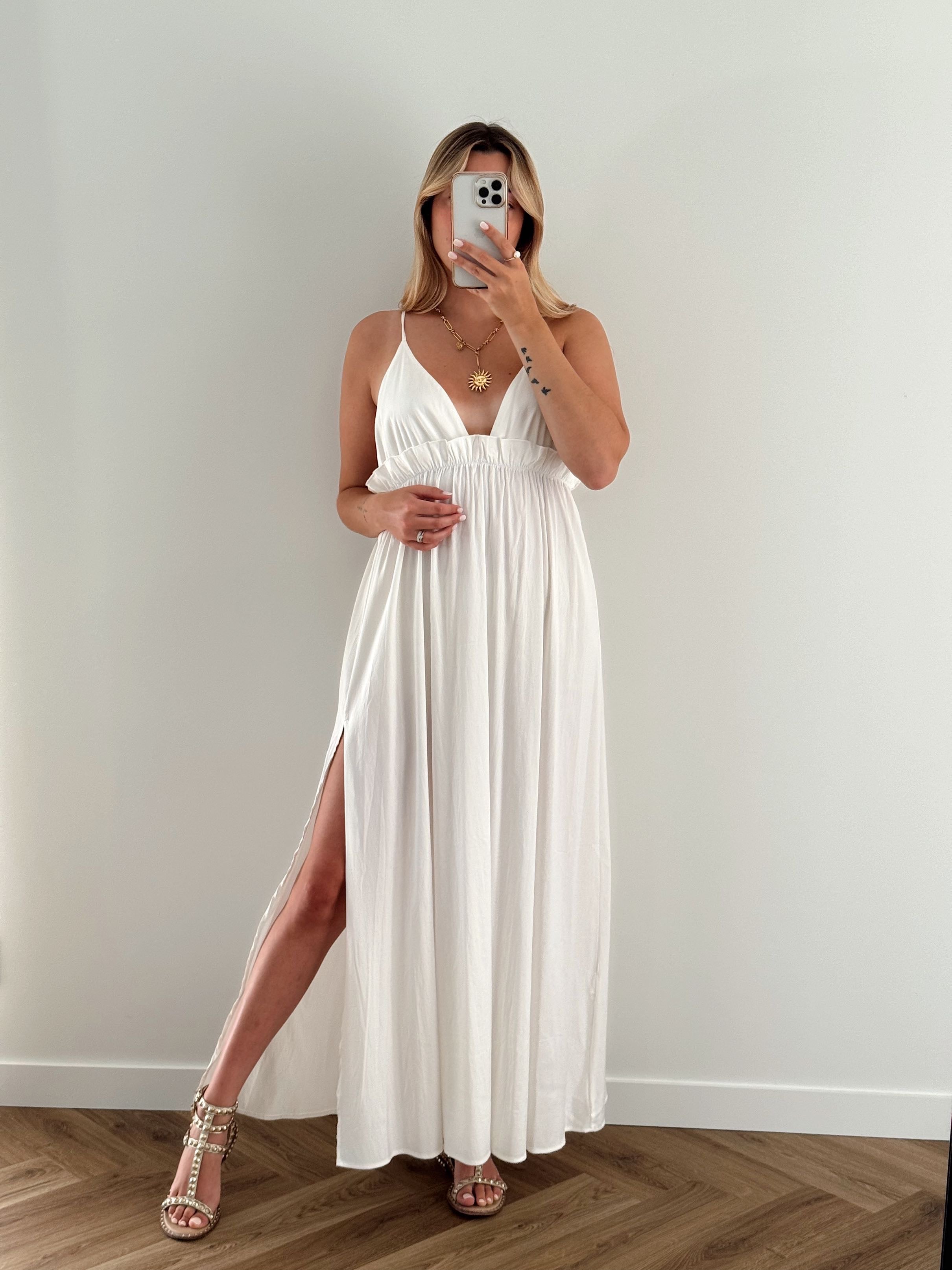 ROBE ANISSA -  BLANC