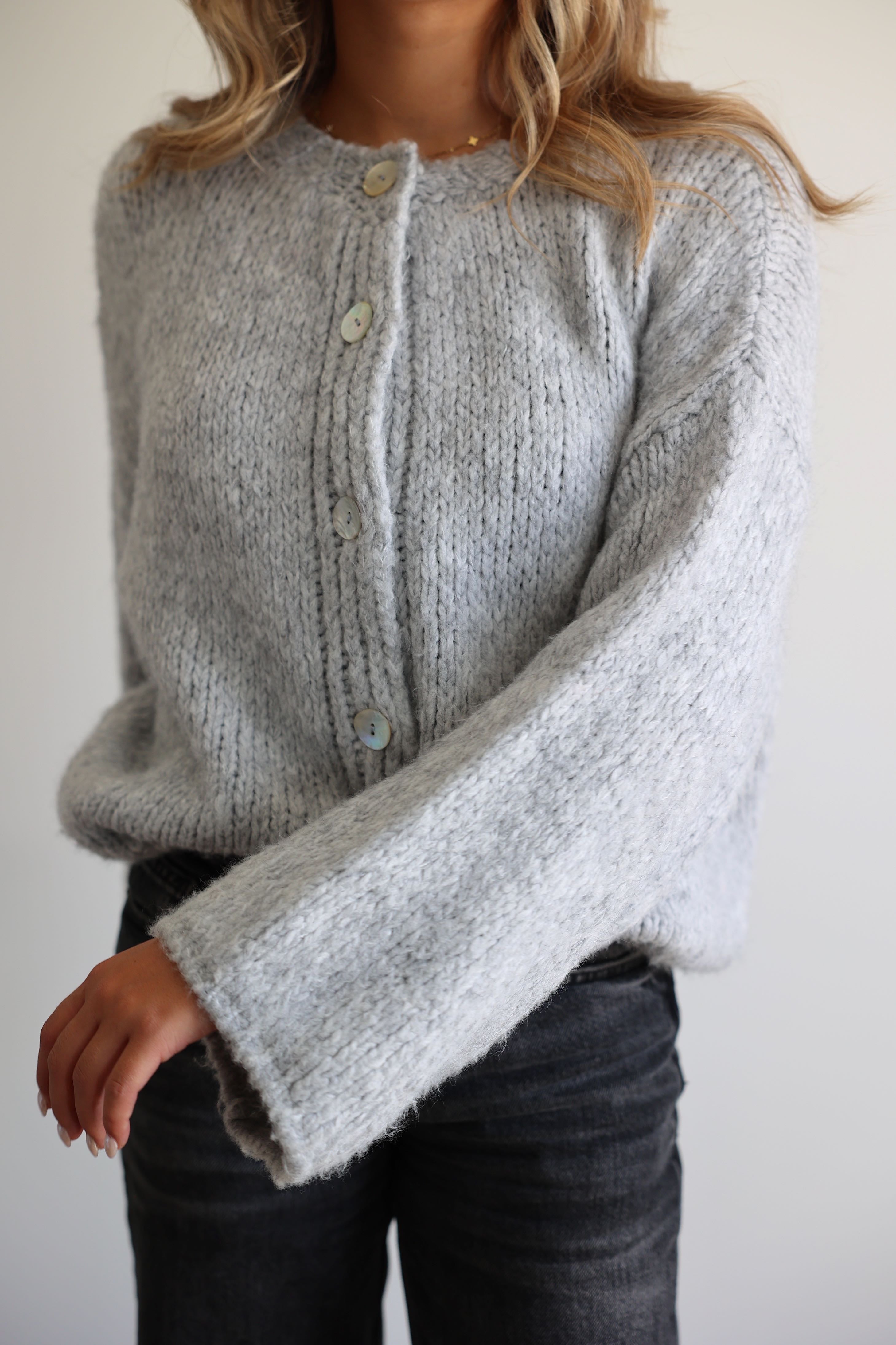 LARA CARDIGAN - GREY