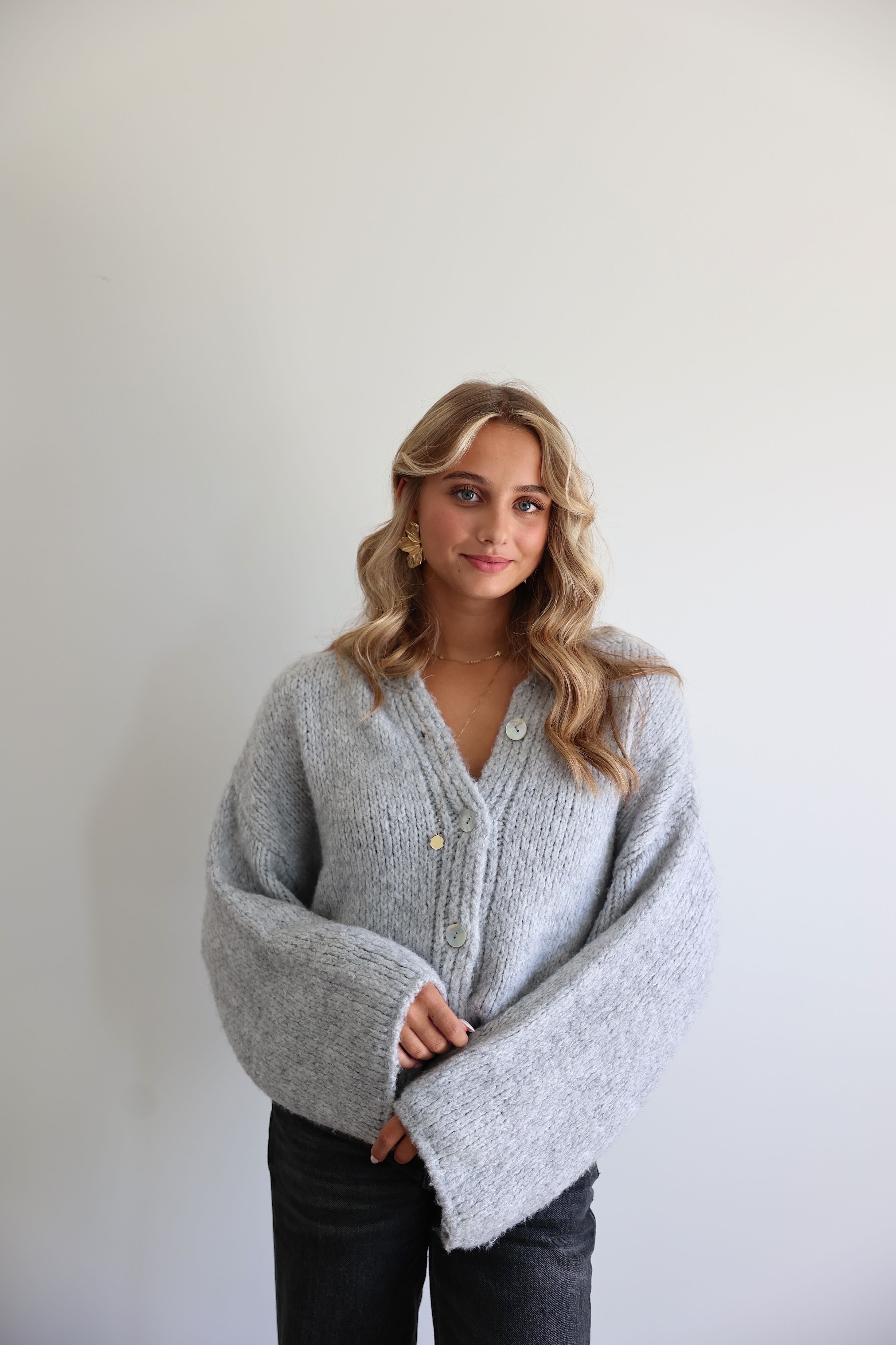 LARA CARDIGAN - GREY