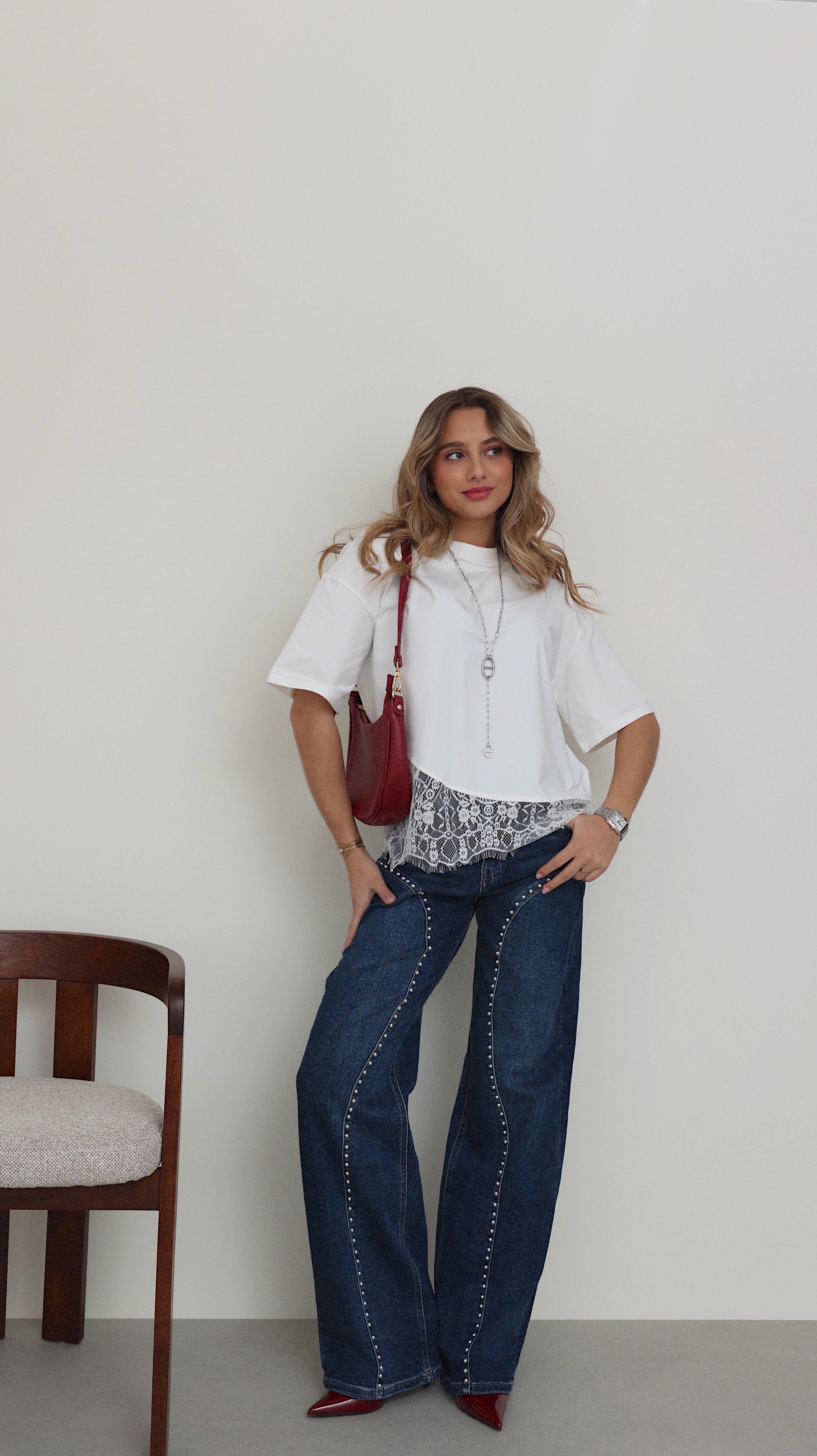 T-SHIRT ALBA - BLANC