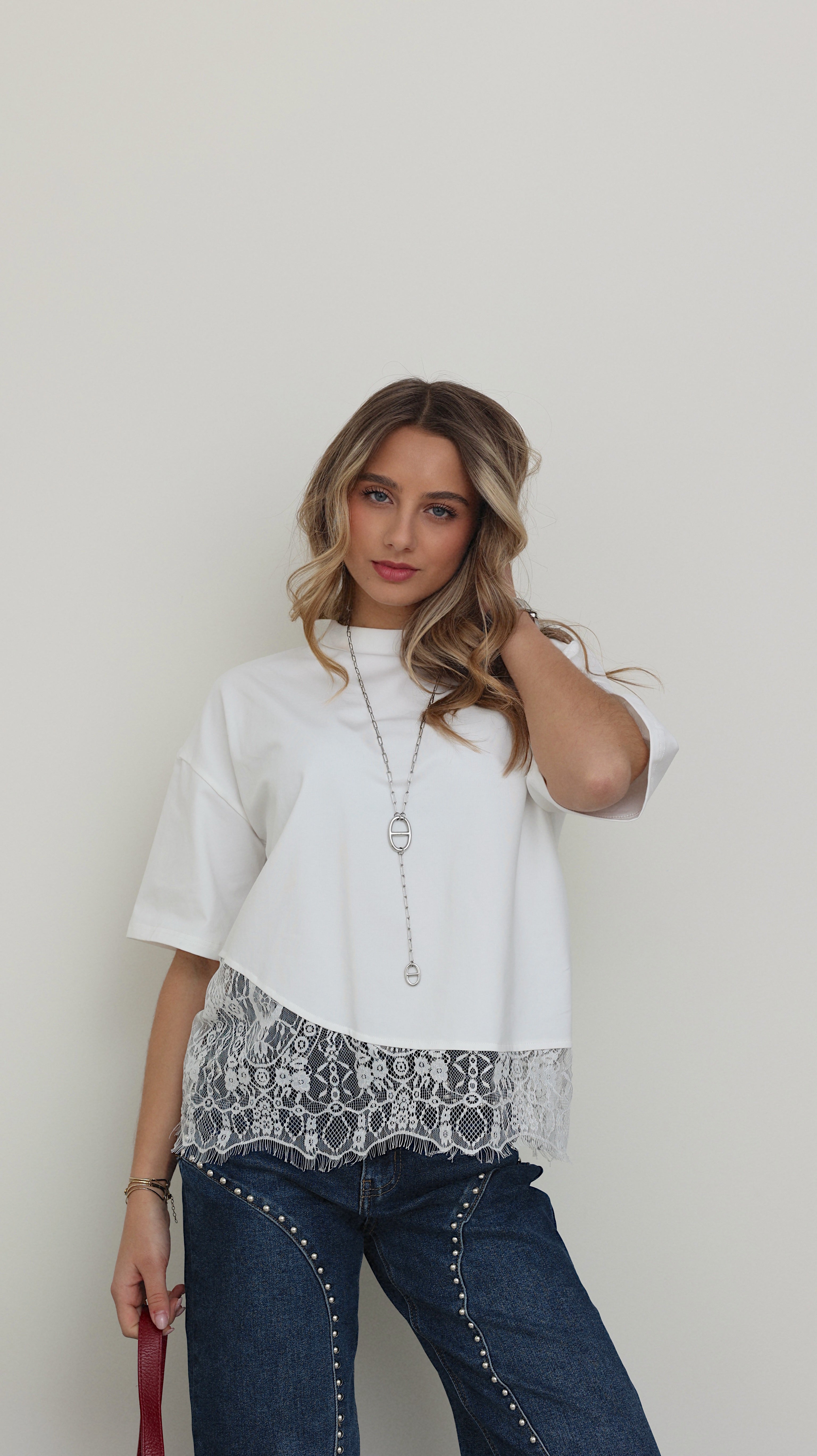 T-SHIRT ALBA - BLANC