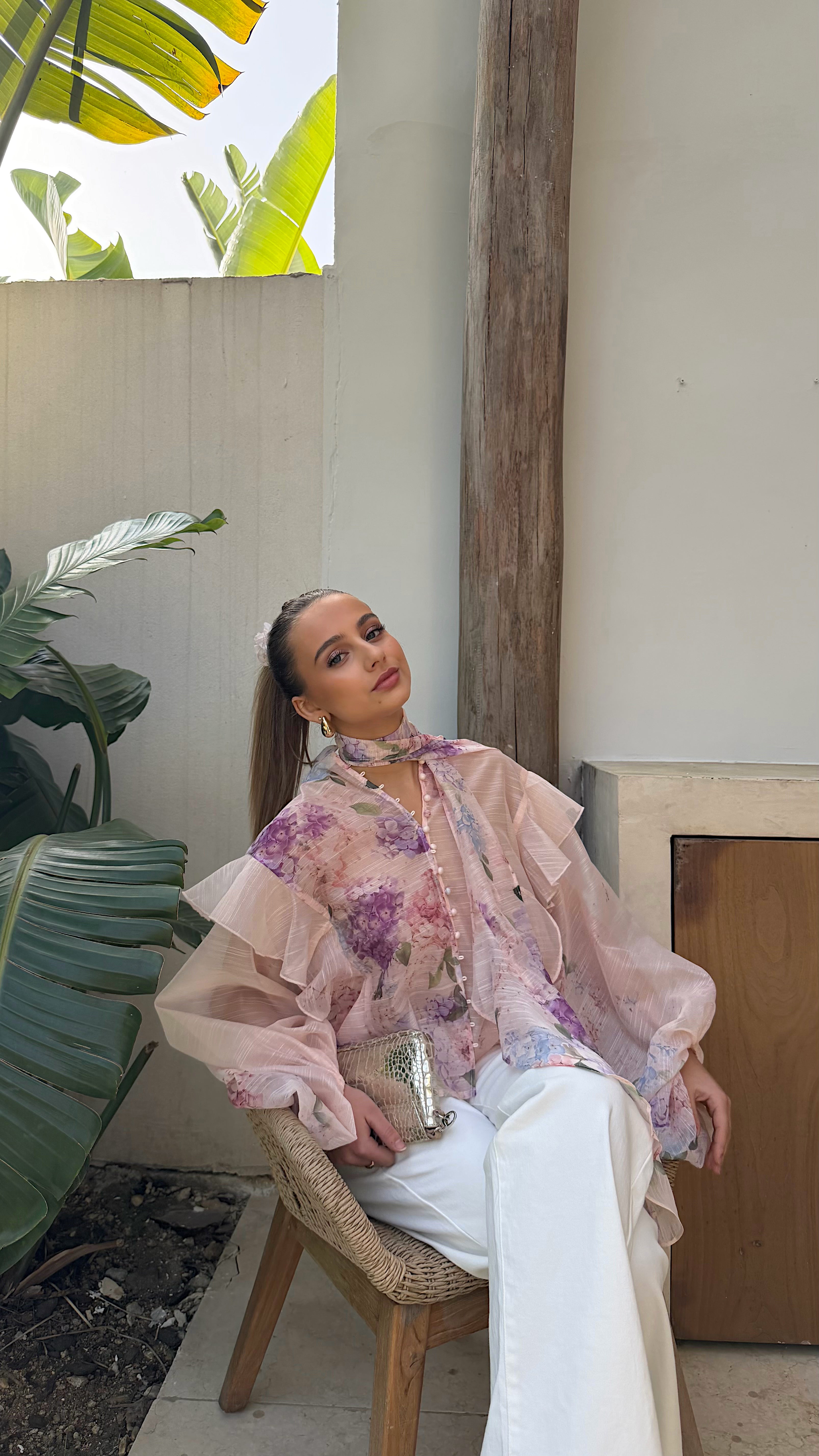 BLOUSE FANNY - LILAS