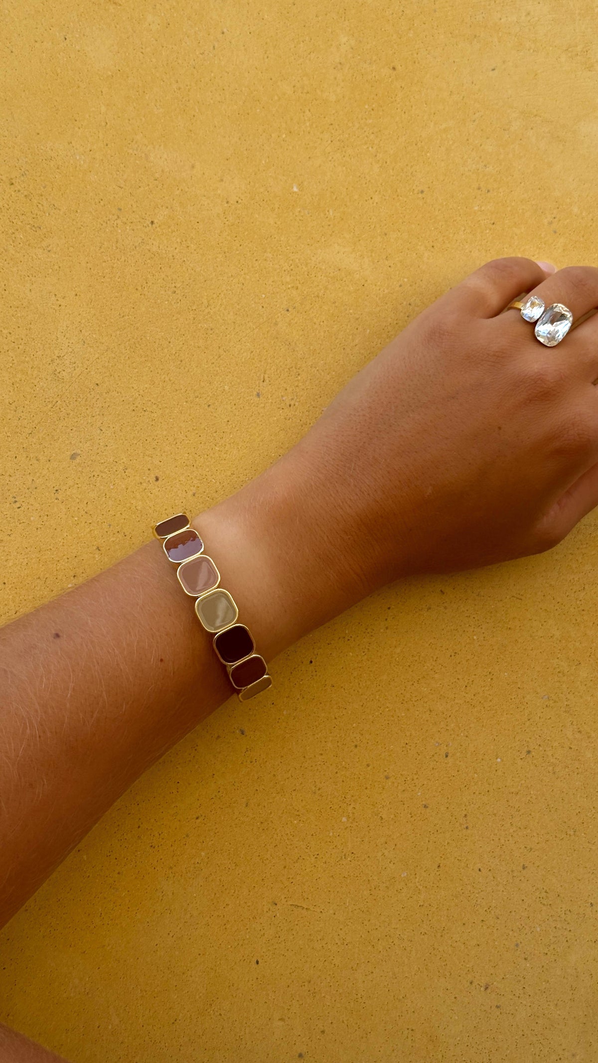 BRACELET OPALINE - TAUPE