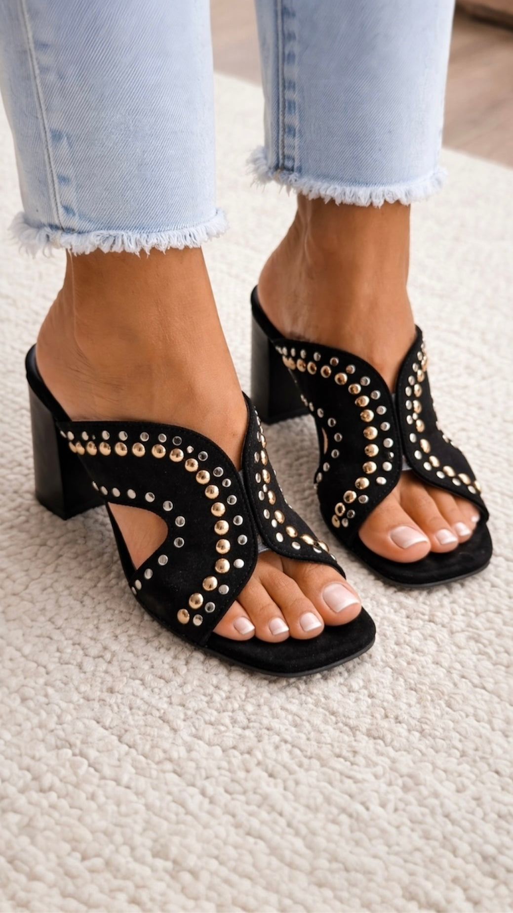 MULES LINA - NEGRO