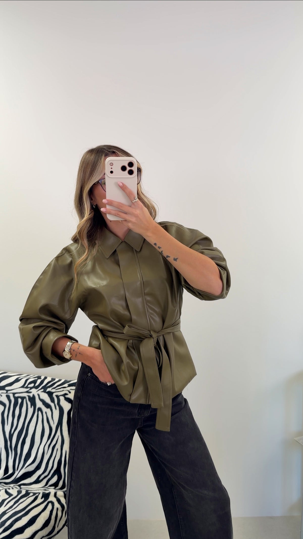 VESTE HAVA - OLIVE