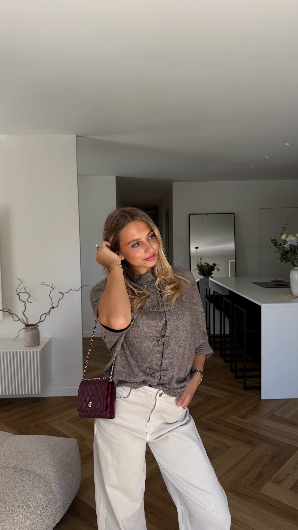 GILET OULAYA - TAUPE