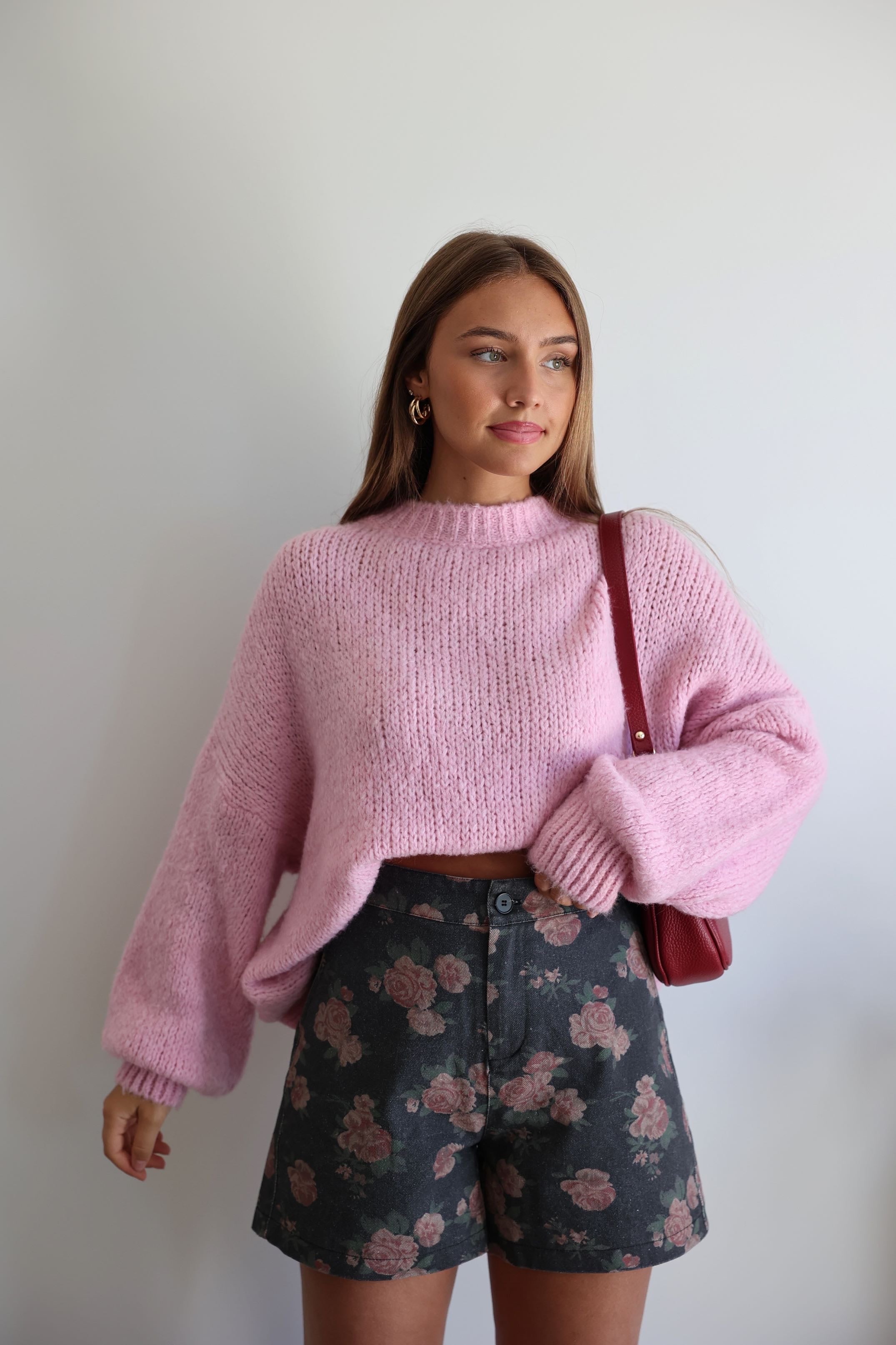 CLOÉ SWEATER - PALE PINK