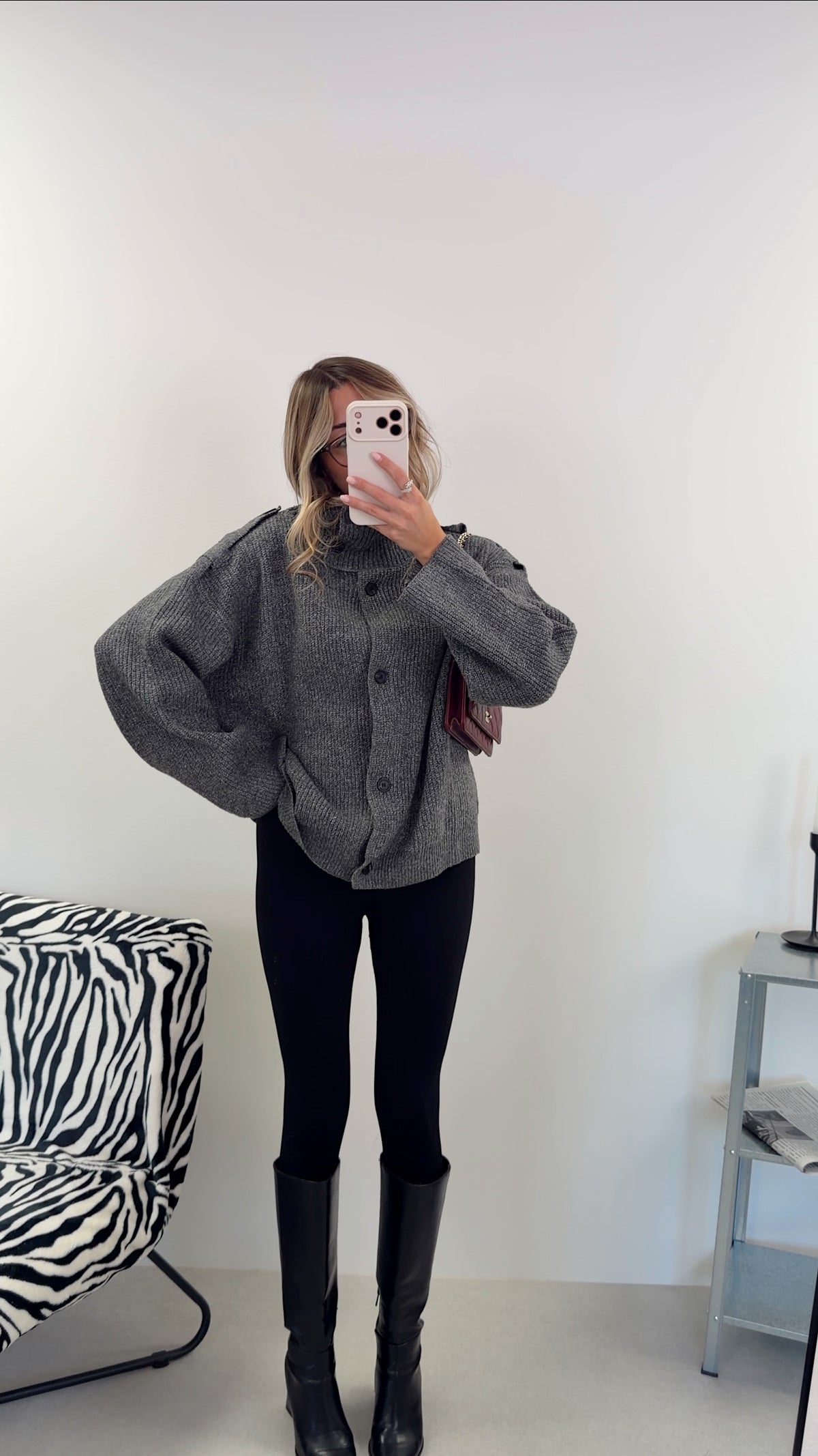 GILET LAURIE - GRIS