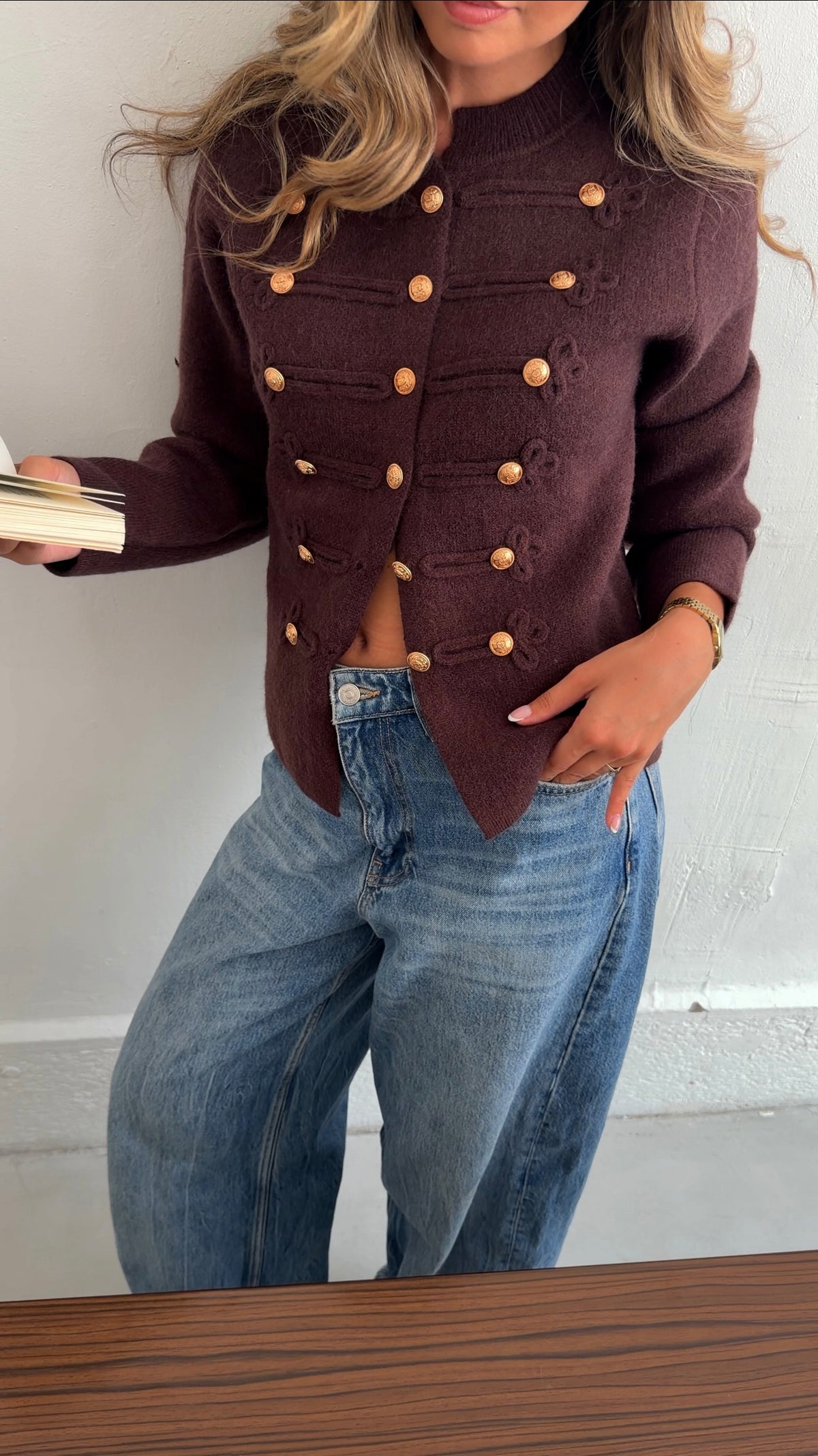 GILET SERENA - CHOCO