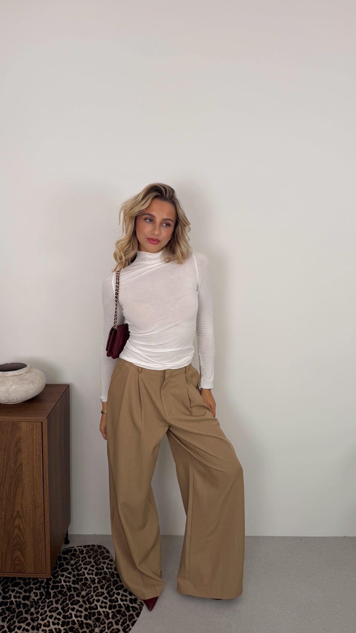 PIERRE TROUSERS - CAMEL