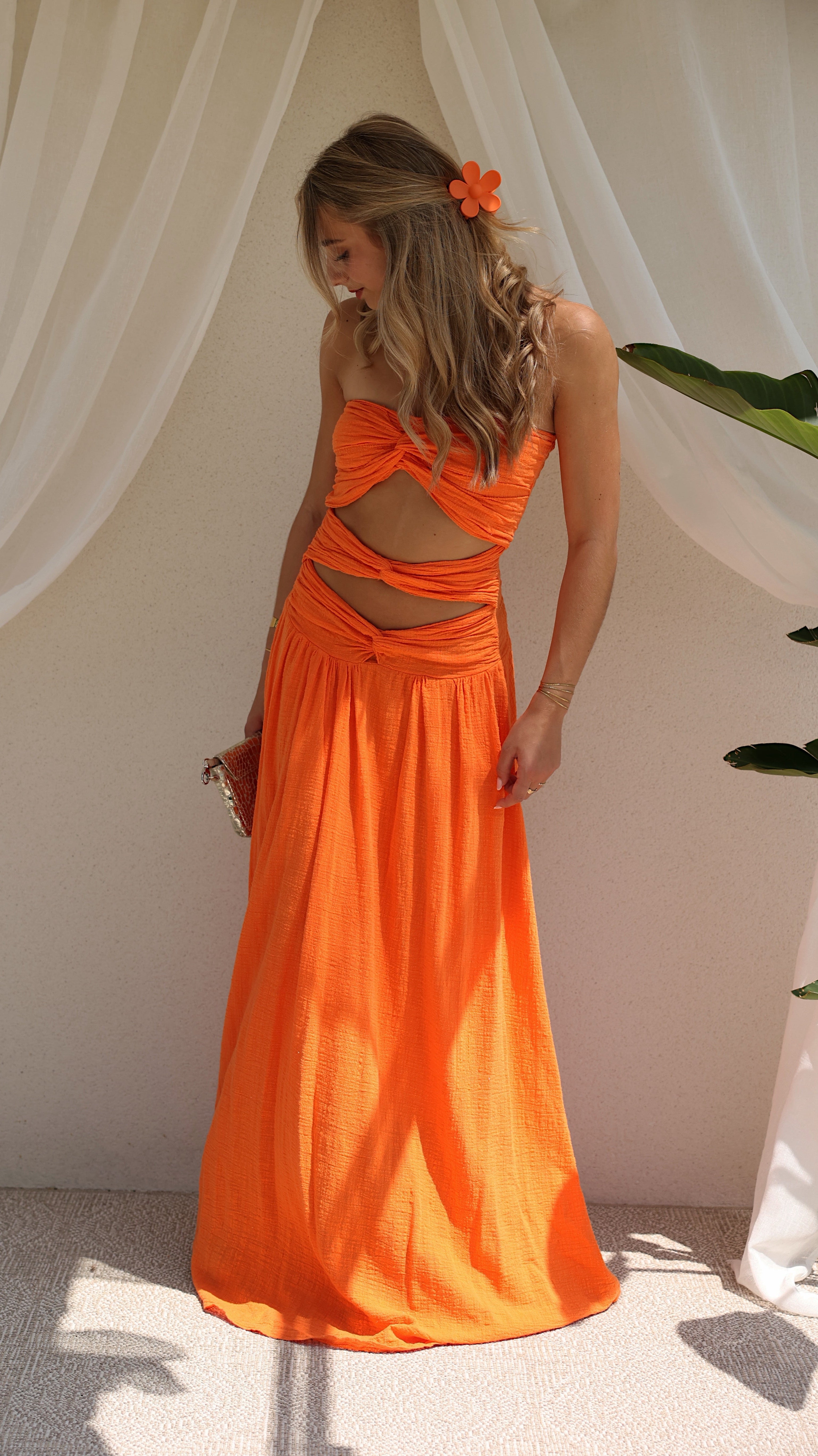 ROBE YSÉE - ORANGE