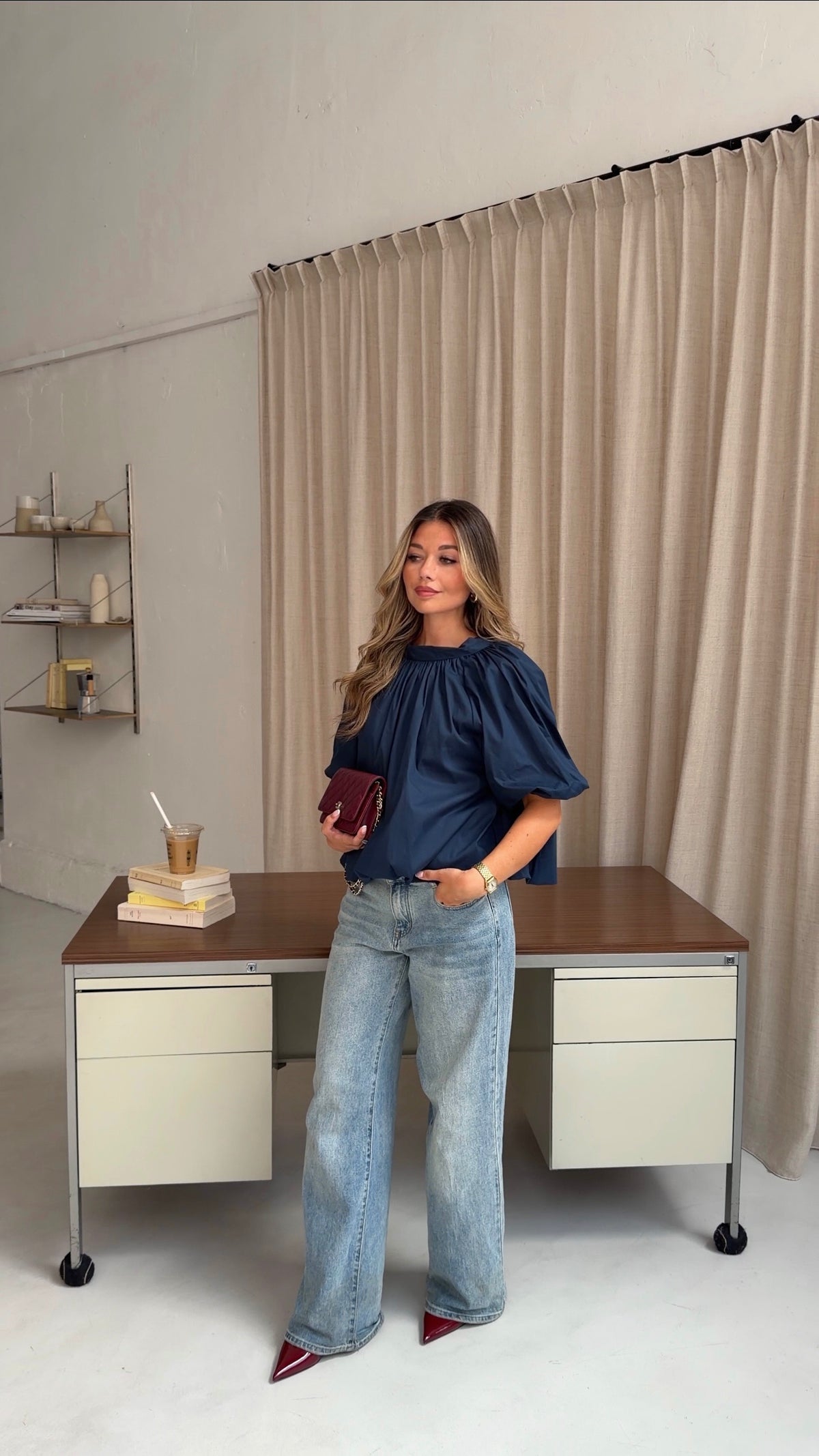 BLOUSE KIARA - MARINE