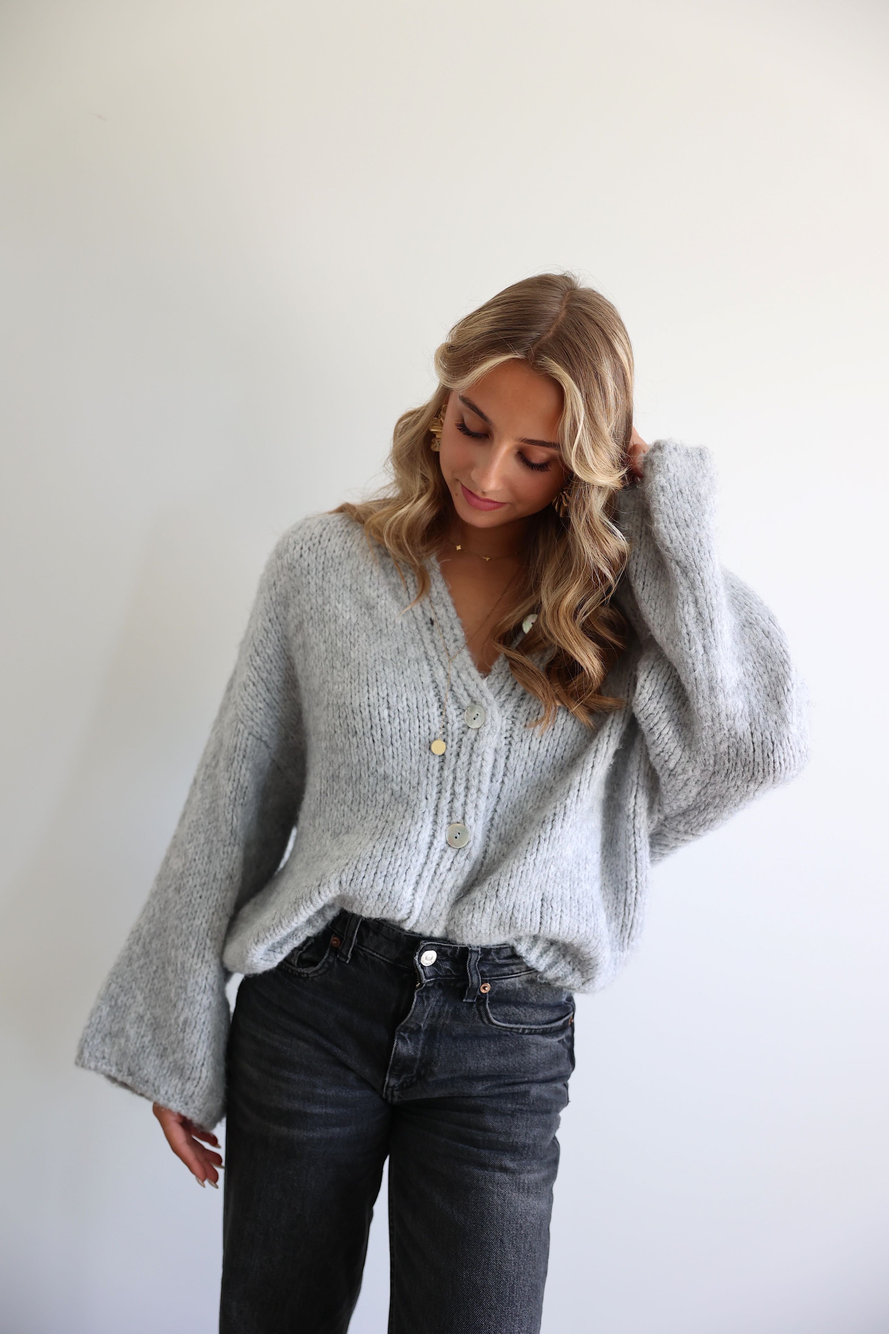 LARA CARDIGAN - GREY