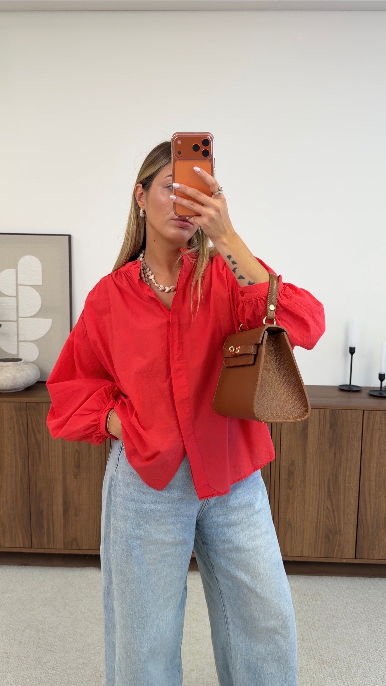 CLÉA BLOUSE - RED