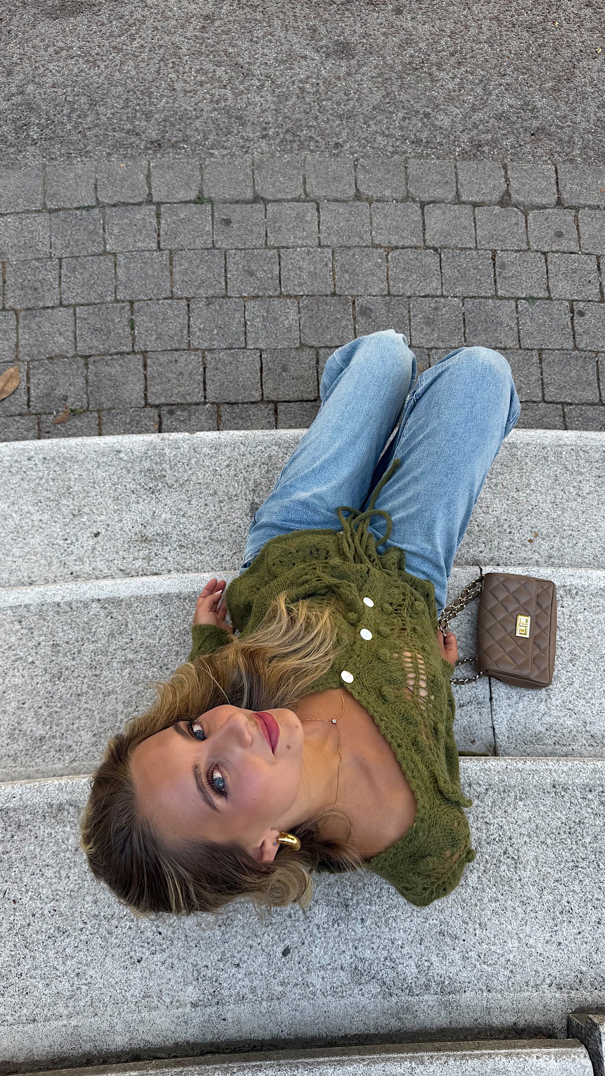 GILET JENNY - OLIVE