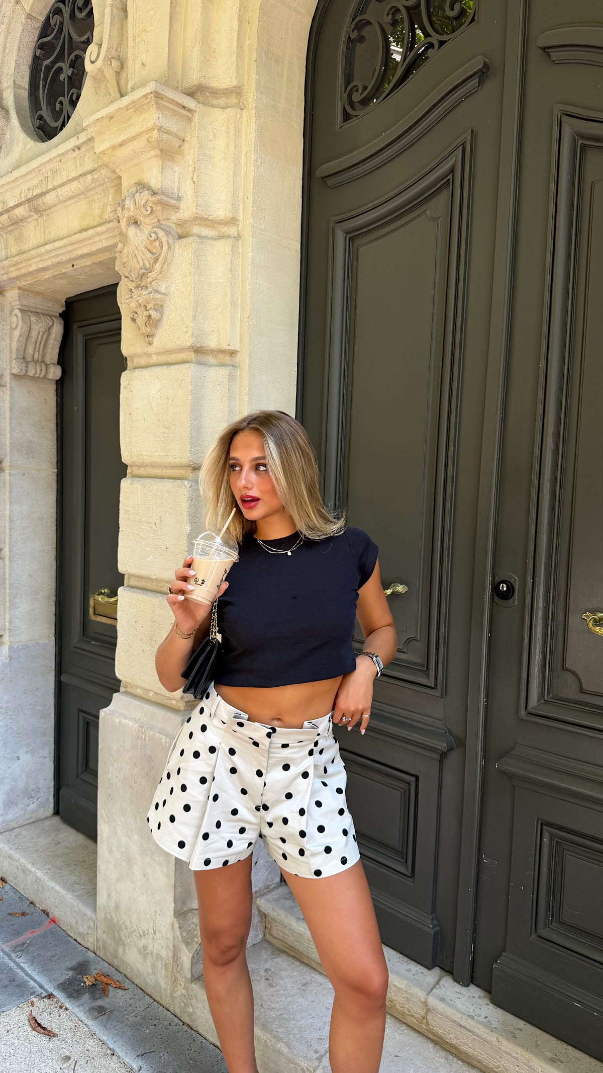 SHORT LOUISE - BEIGE