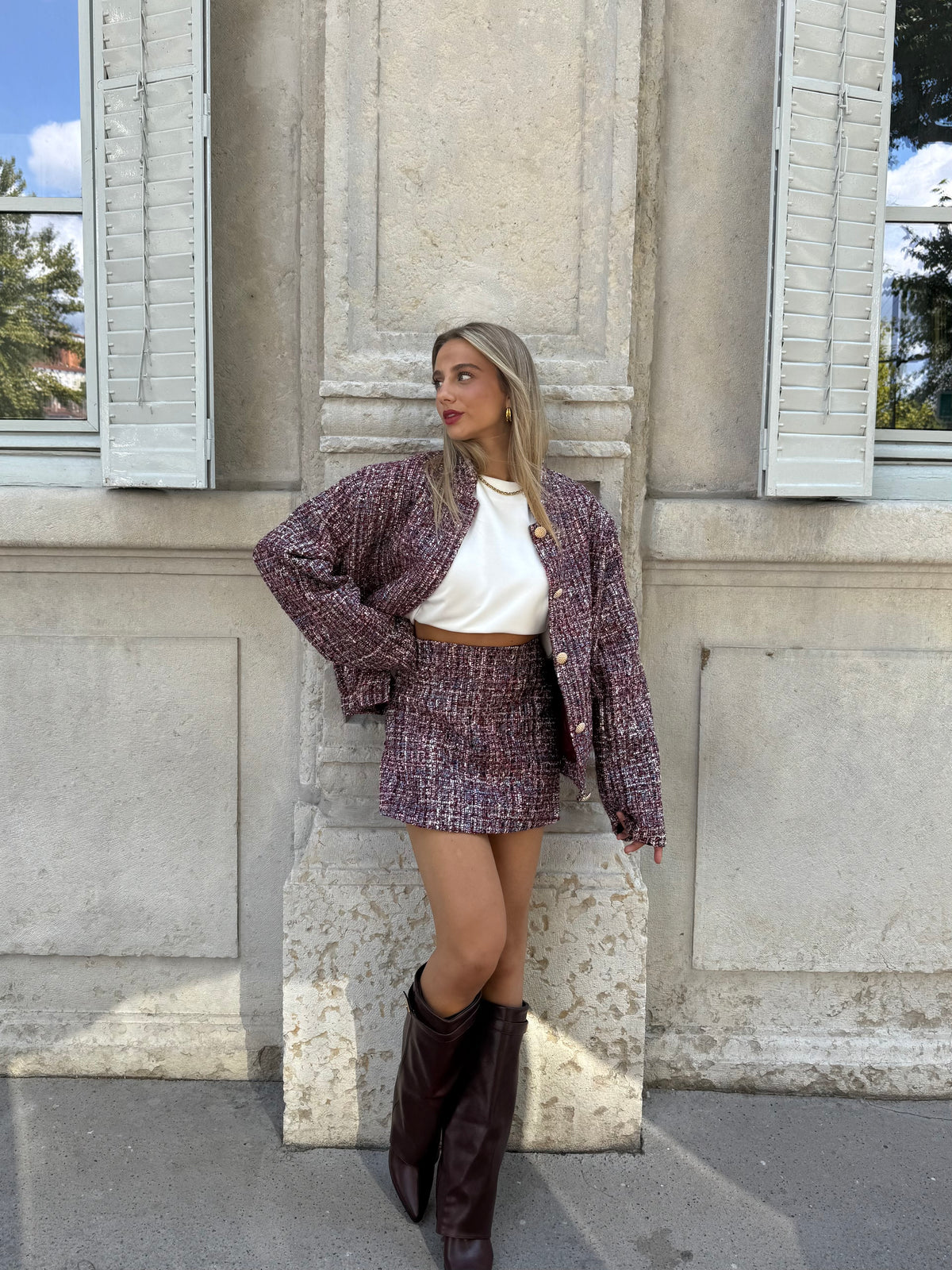 VESTE NOA - BORDEAUX
