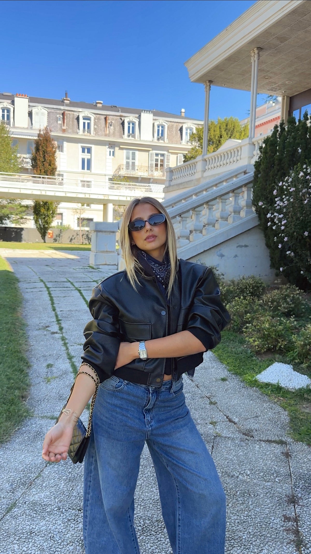 BOMBER ELENA - NOIR