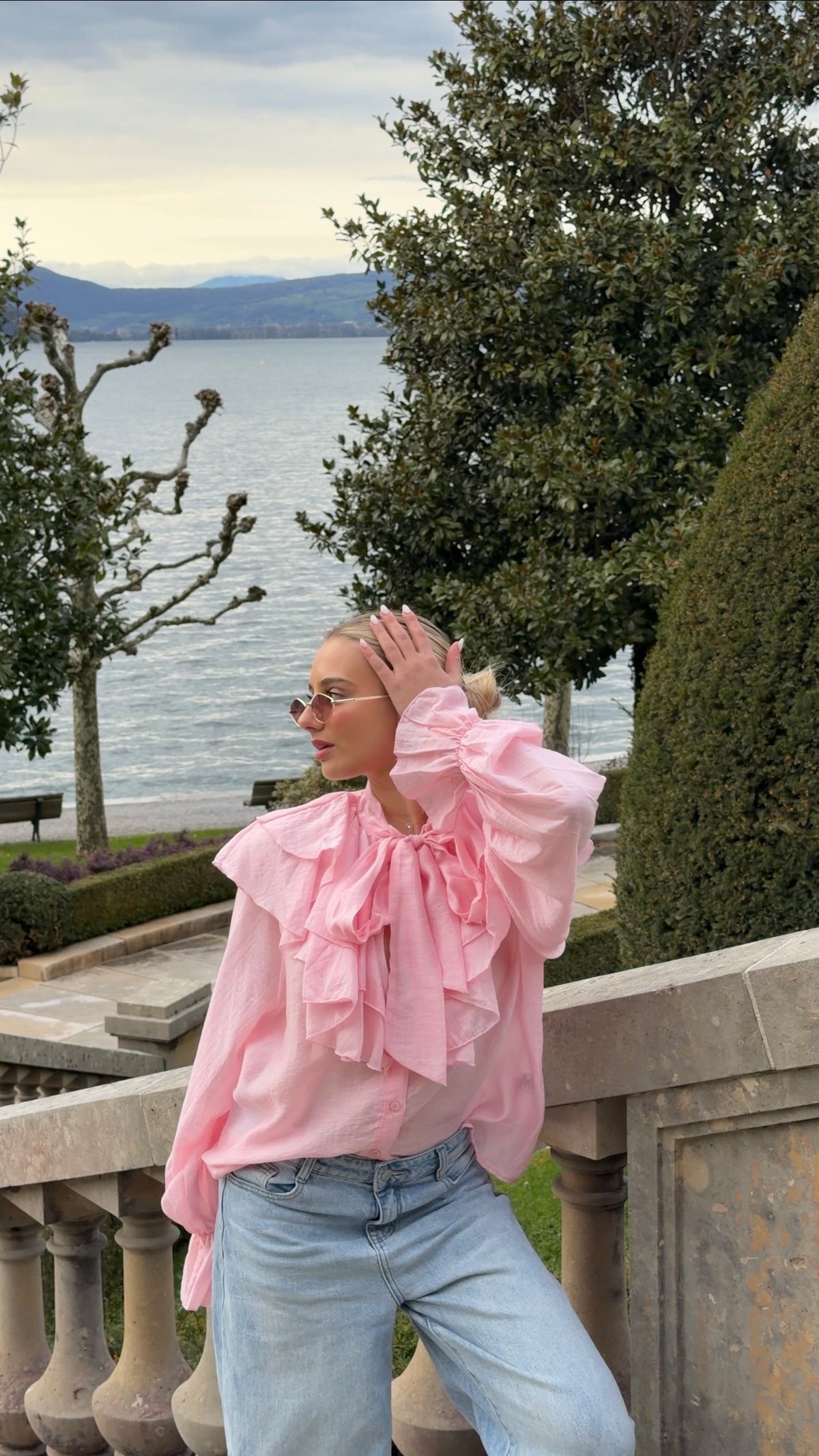 CHLOE BLOUSE - PINK