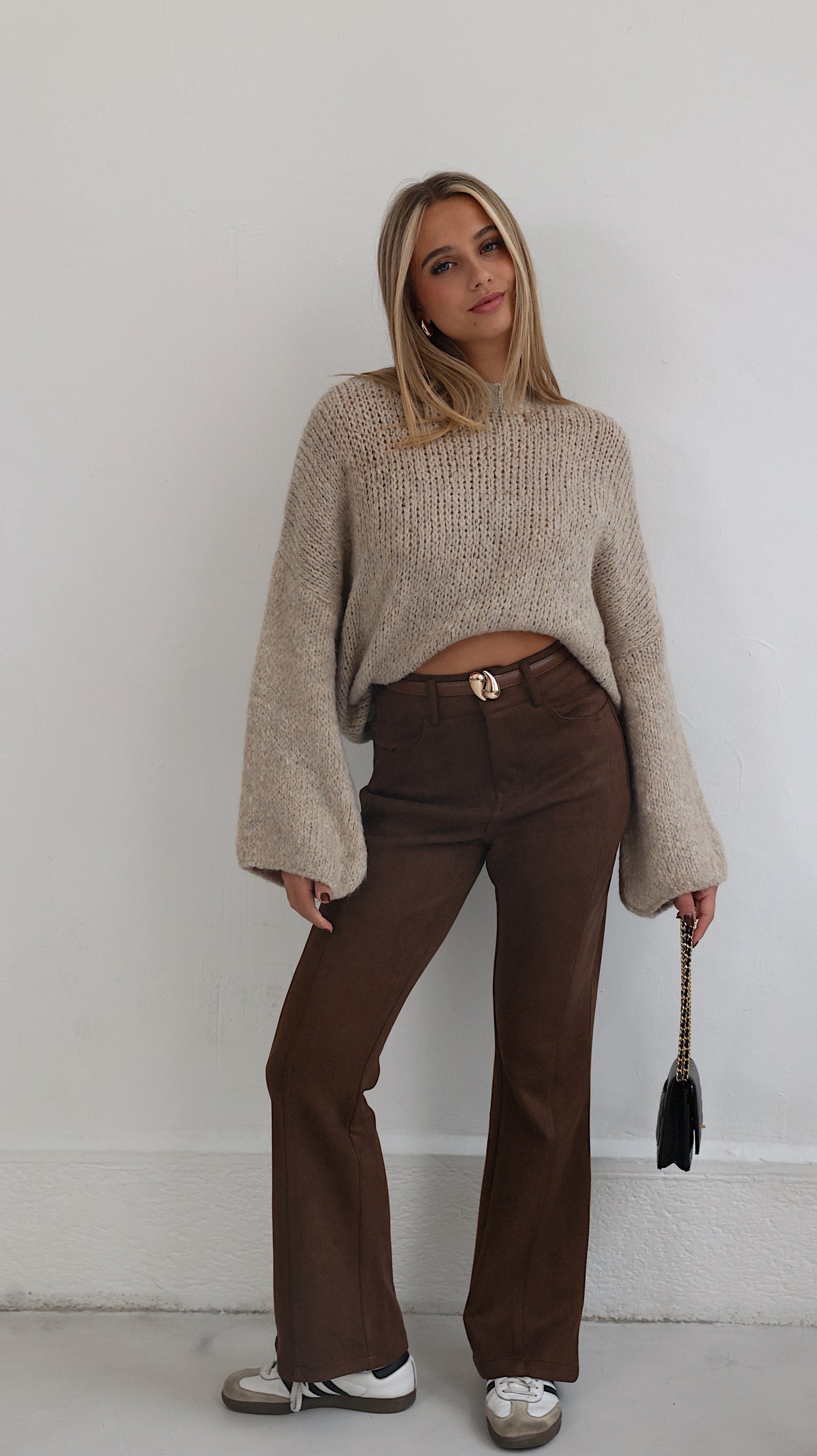 PANTALON DANY - MARRON