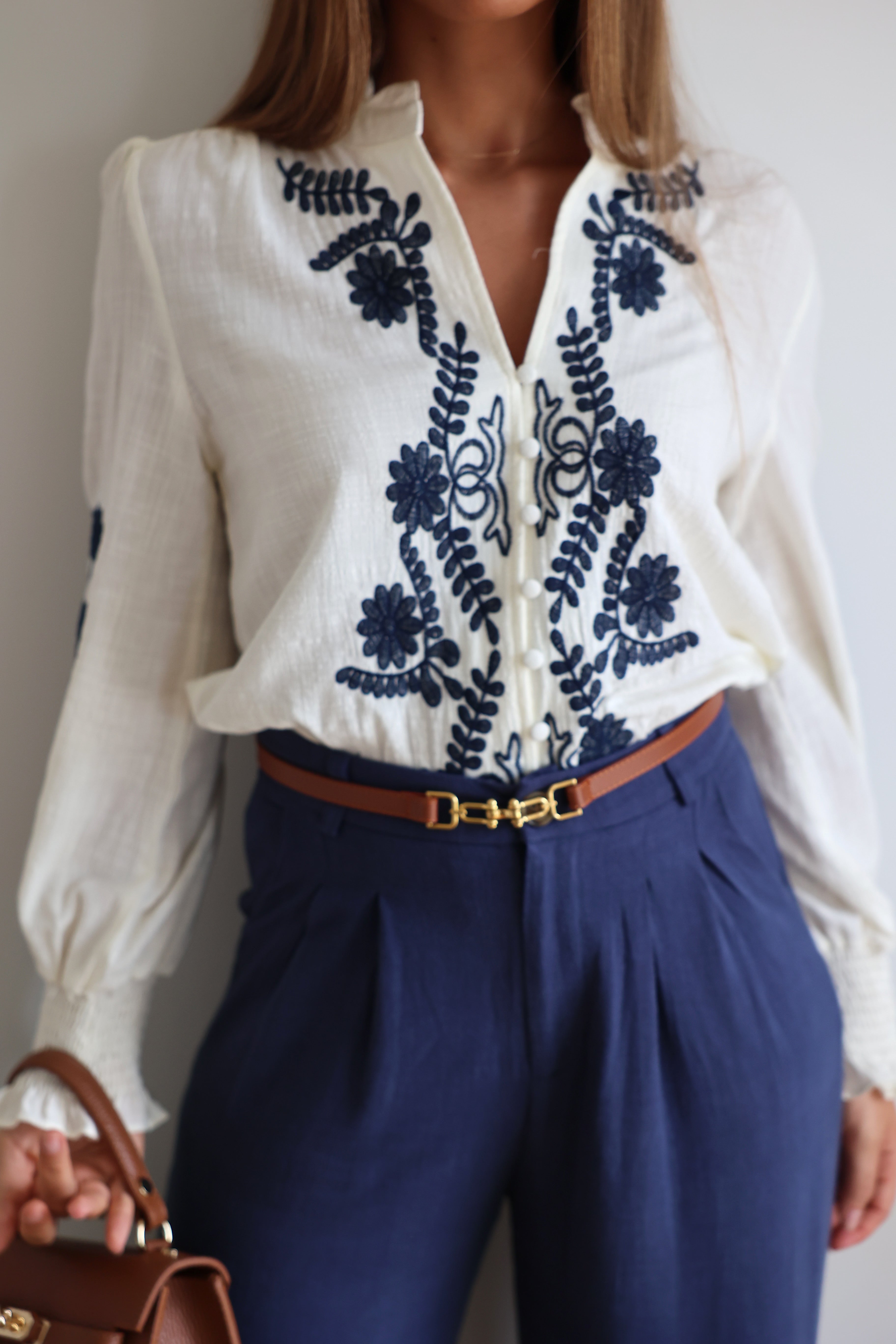 SUZANNA BLOUSE - WHITE