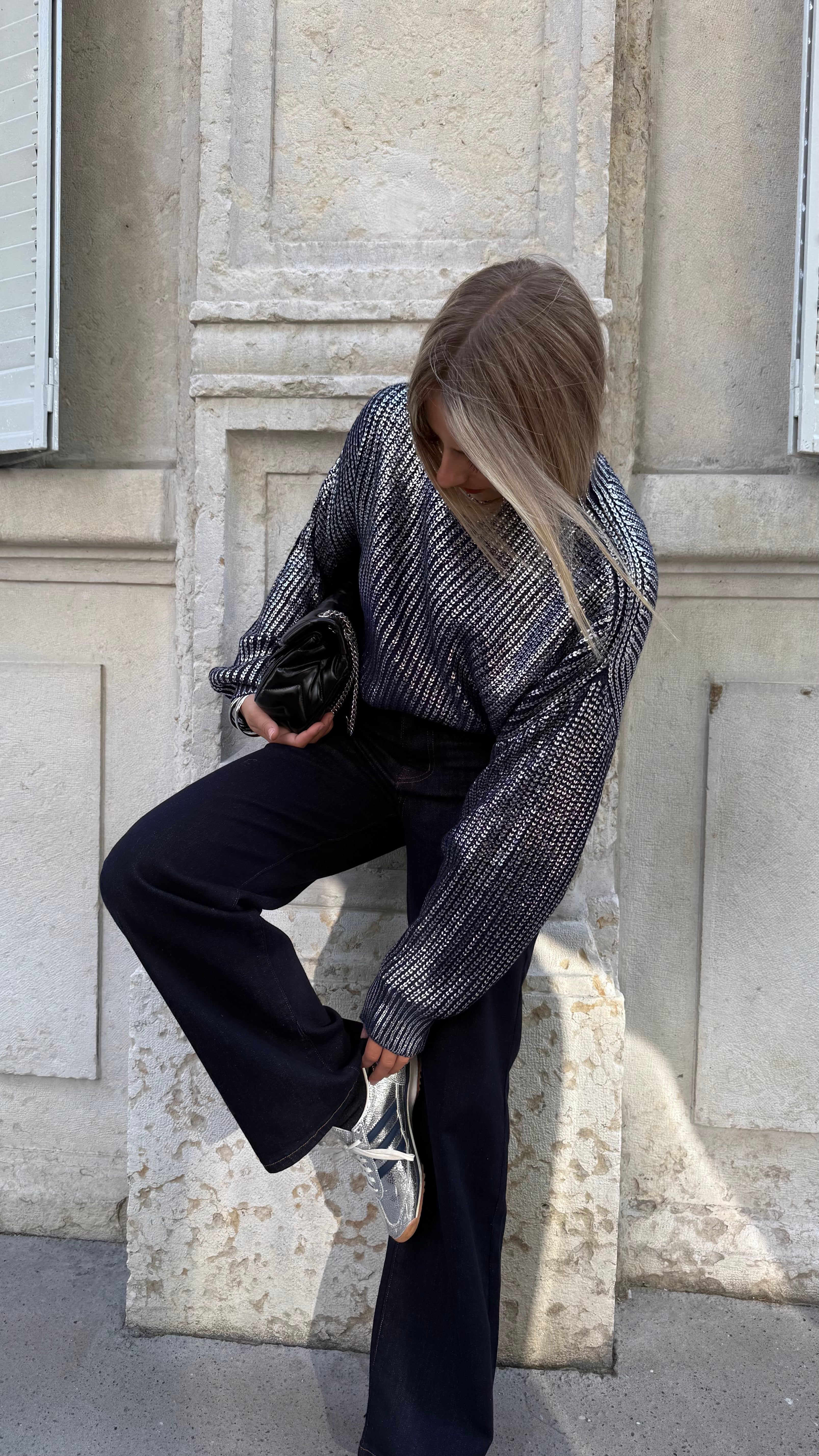 SUÉTER ELEA - AZUL MARINO