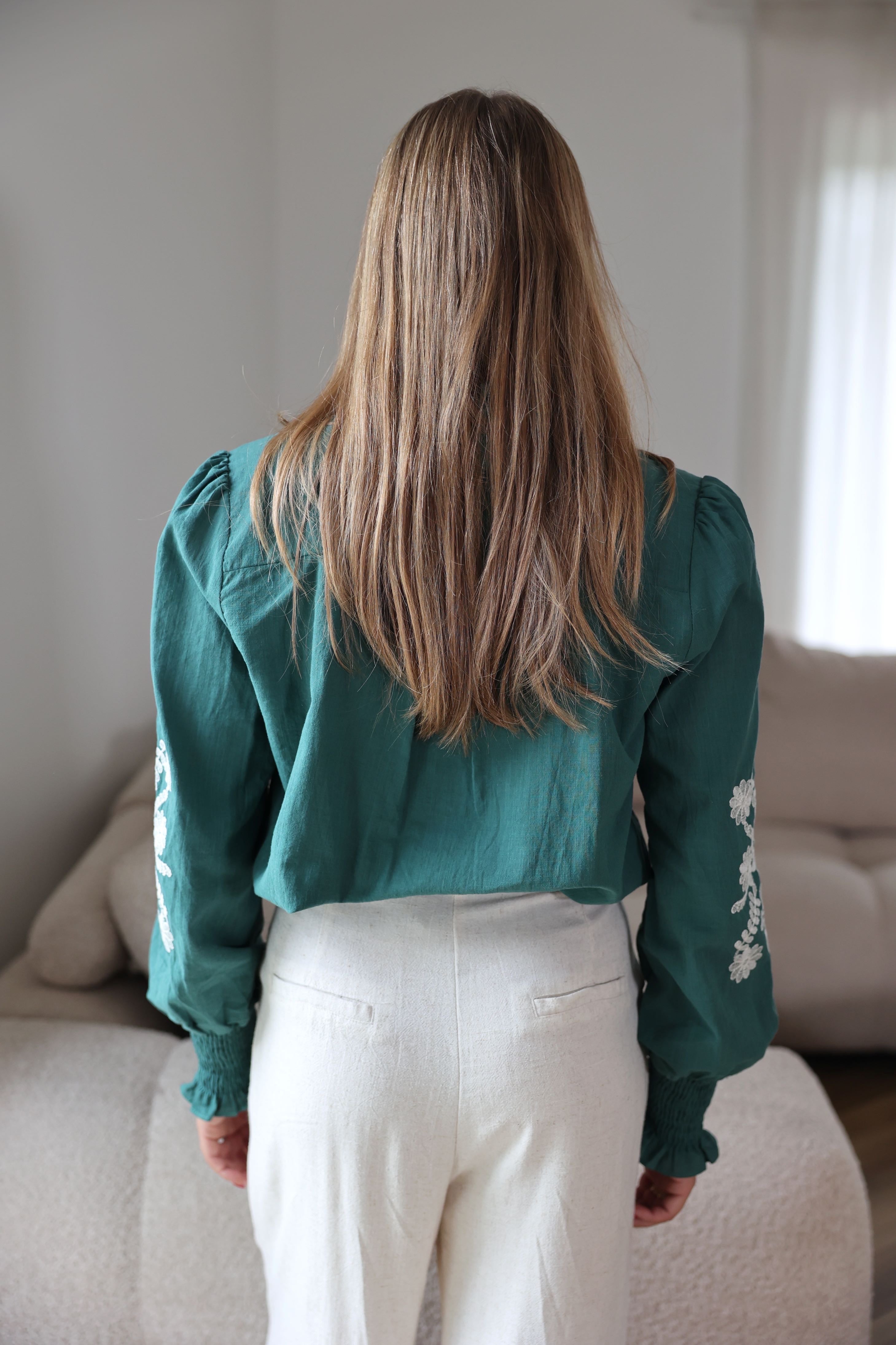 BLOUSE SUZANNA - VERT