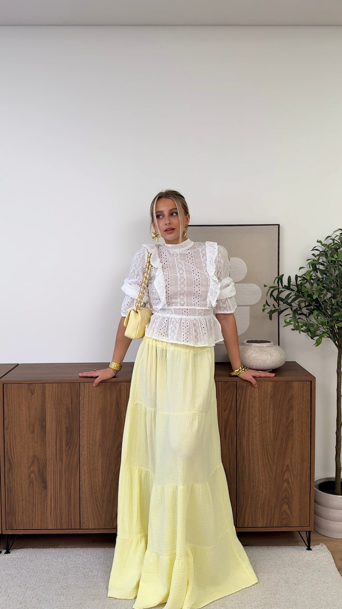 LIORA SKIRT - YELLOW