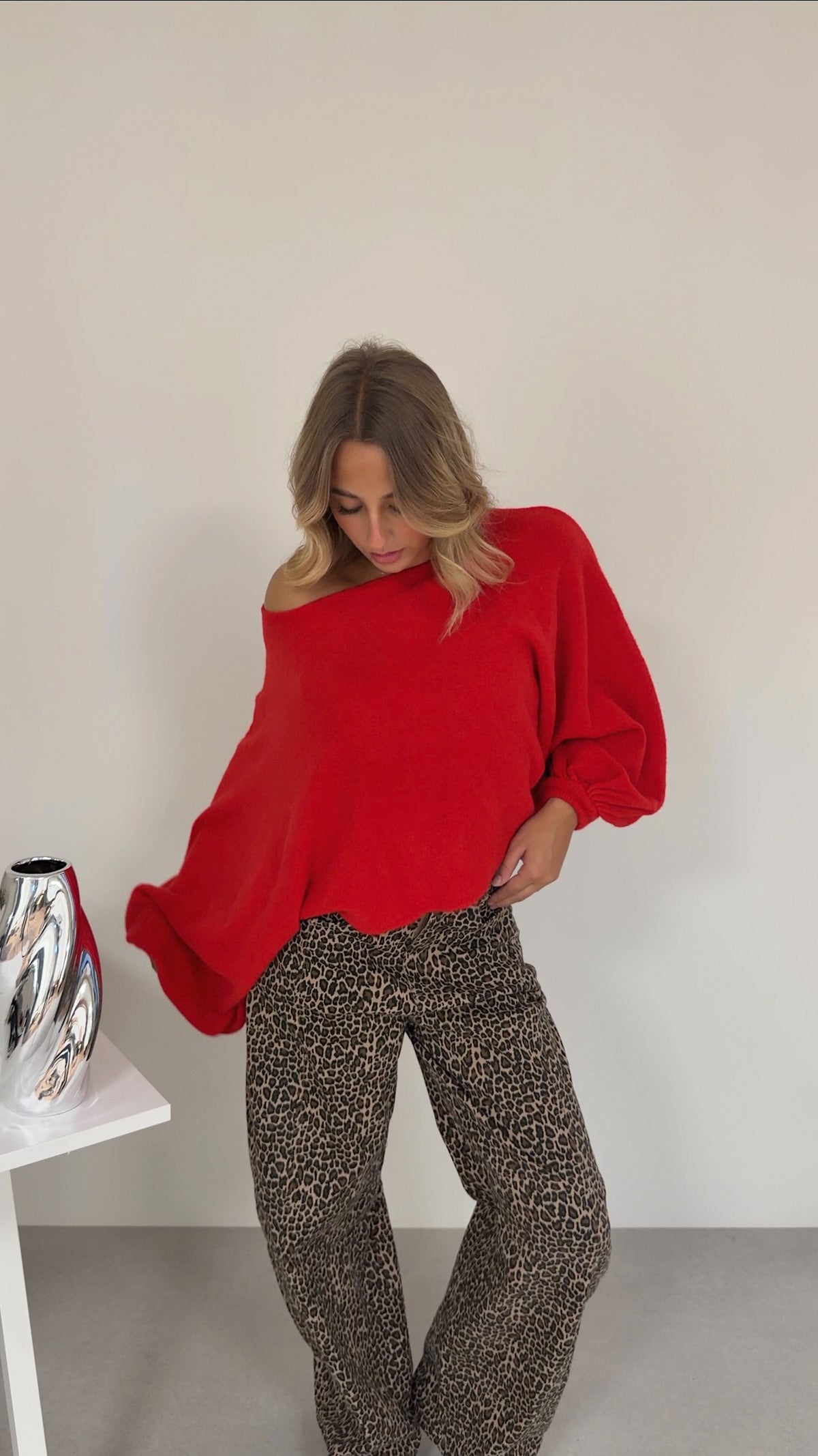 PULL ZOE - ROUGE