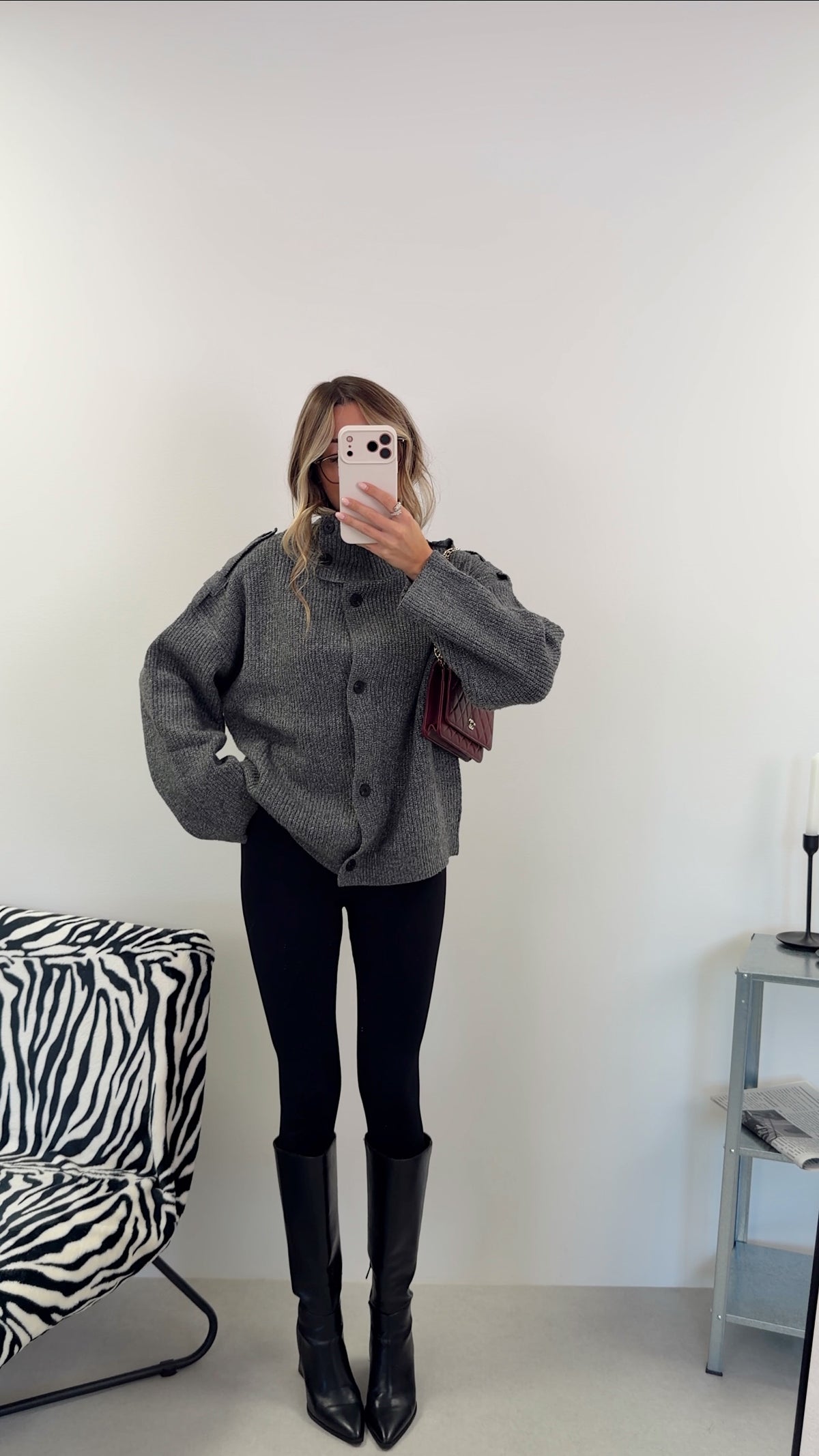 GILET LAURIE - GRIS